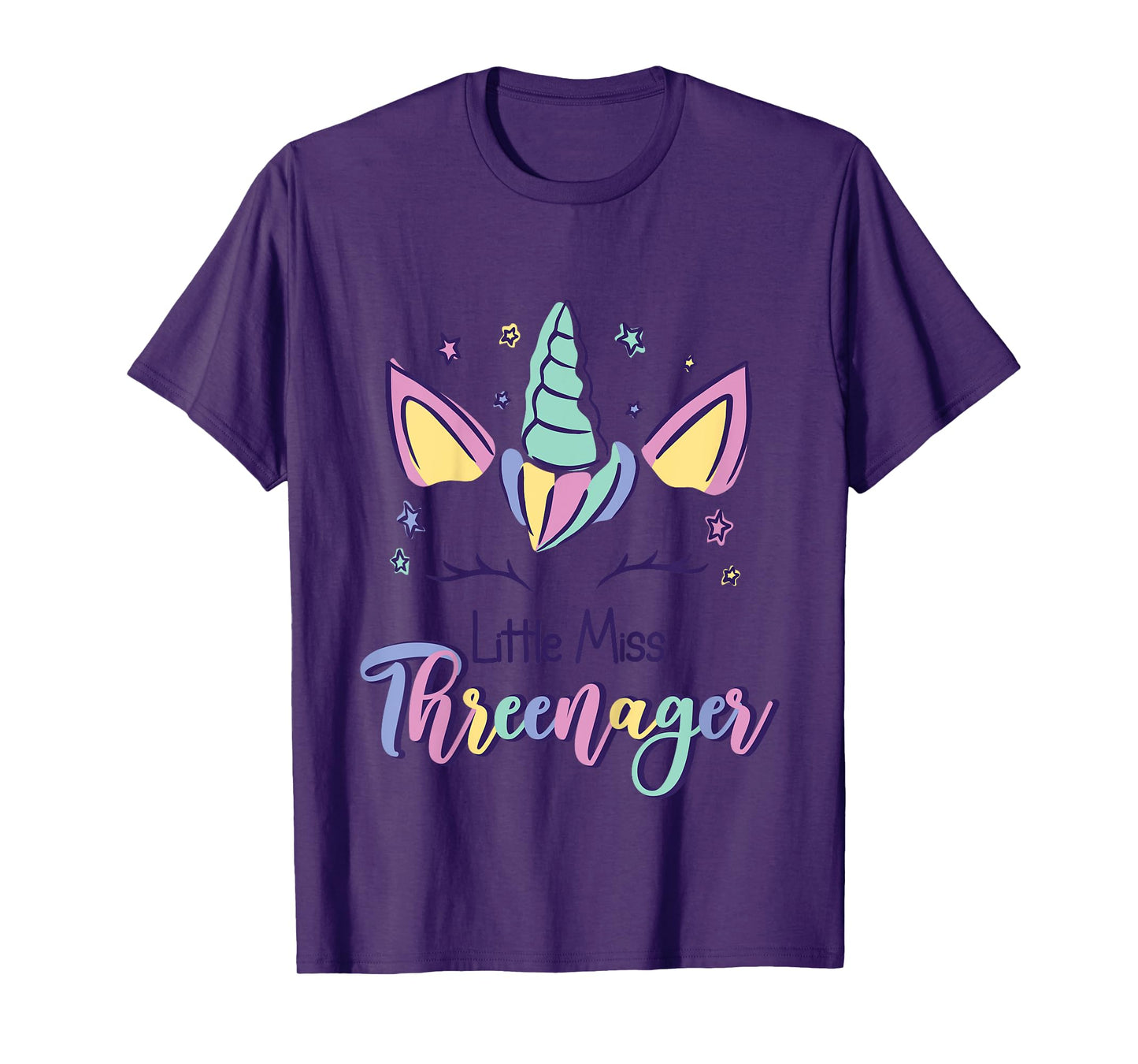 Little Miss Threenager Birthday 3 Years T-Shirt