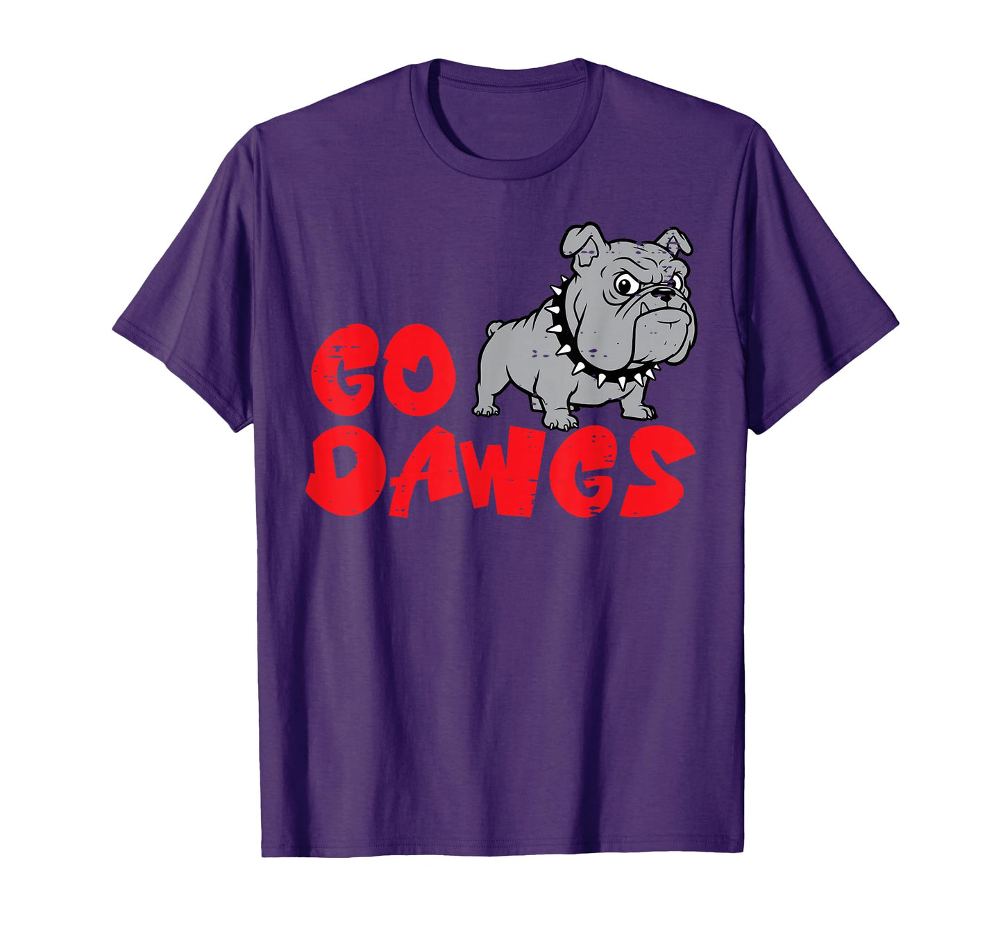 Go Dawgs Bulldog Men Kids Boys Girls Women Youth Teen T-Shirt