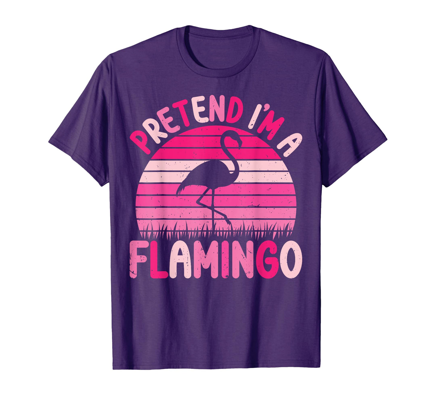 Pretend I'm a Flamingo Halloween Costumes Men Women Girl Kid T-Shirt