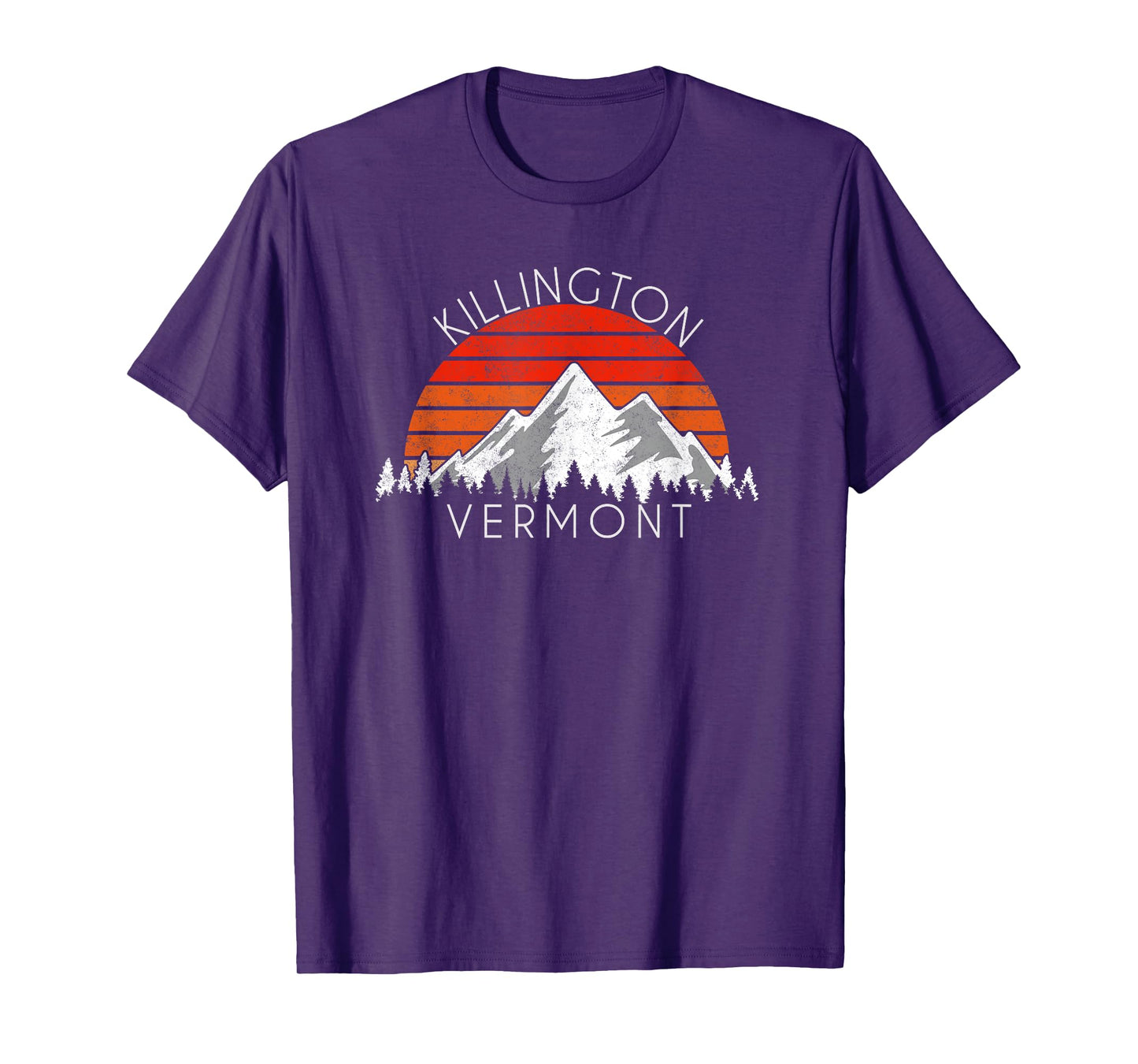 Retro Vintage Killington, Vermont Distressed T-Shirt