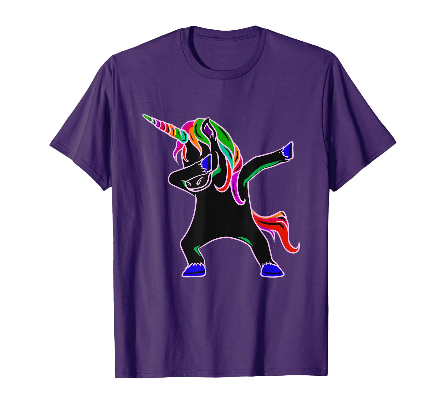 EDM Rave Shirt - Magical Dabbing Unicorn Festival T-Shirt T-Shirt