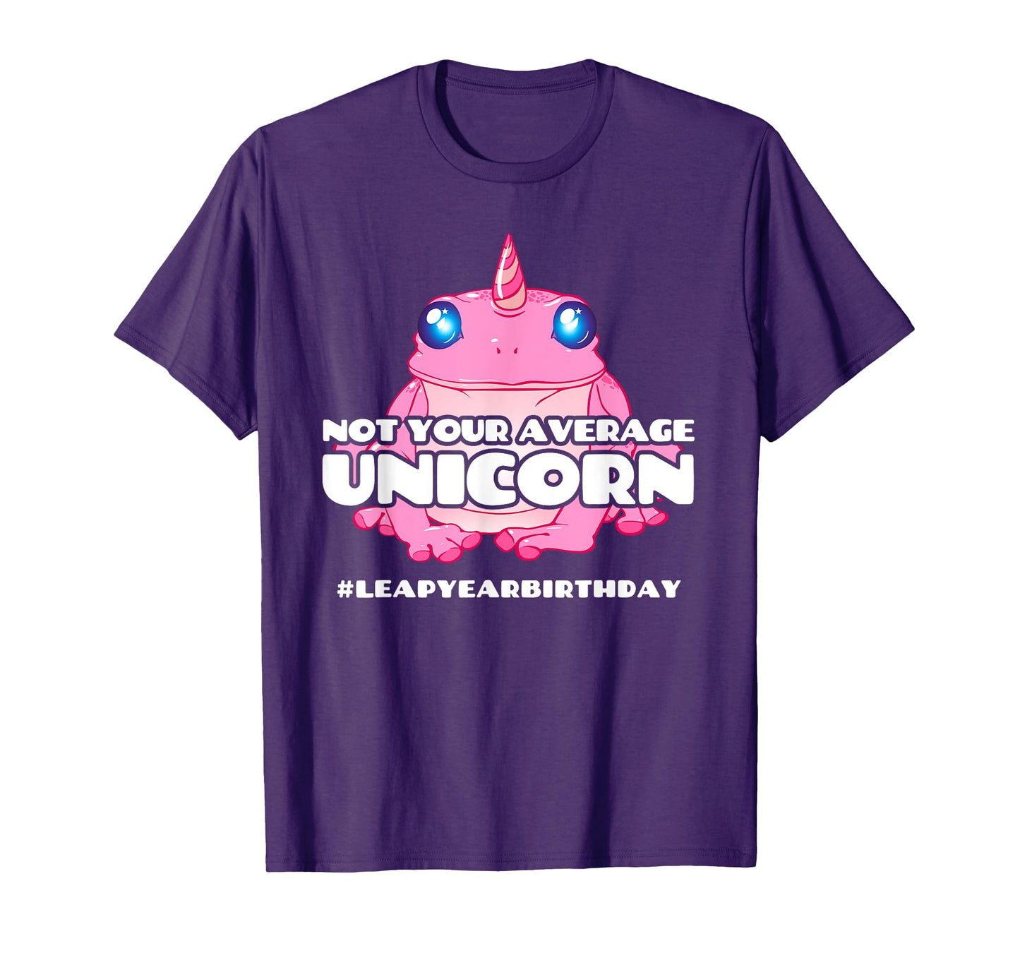 Leap Day Birthday - Unicorn Frog - 2020 Leap Year Birthday T-Shirt