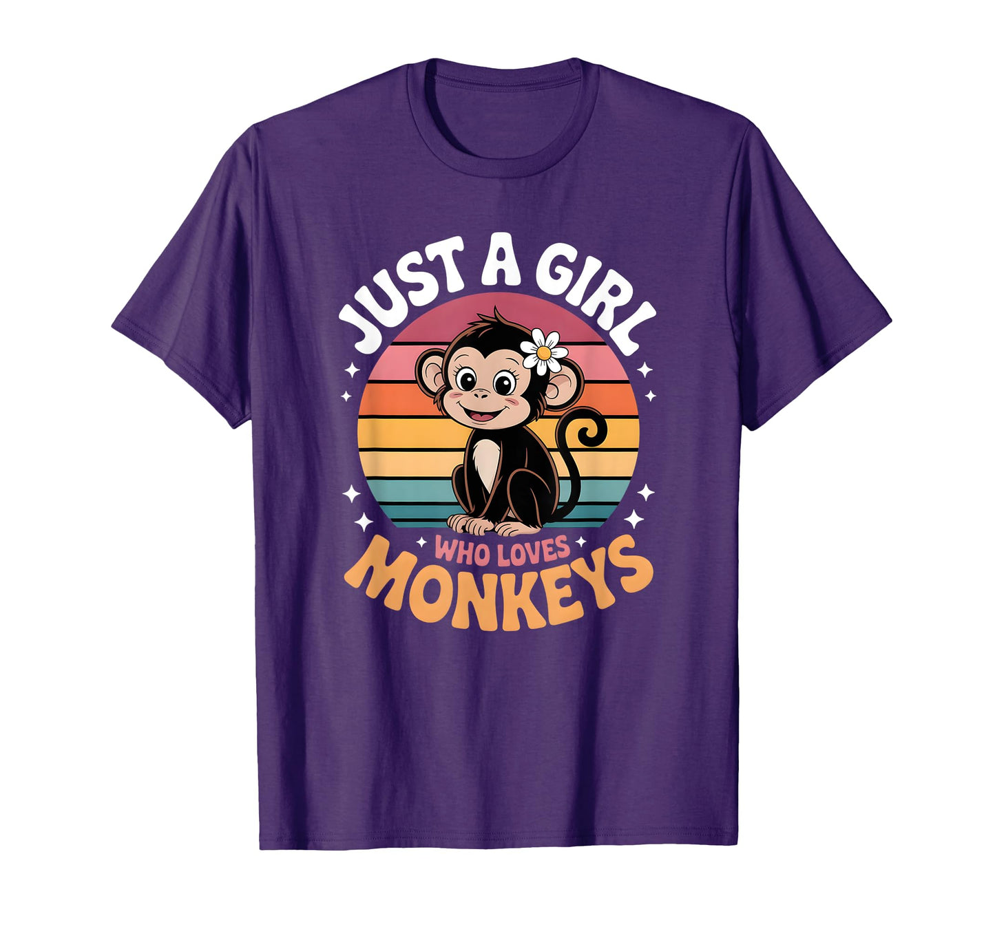 Girls Monkey T-Shirt