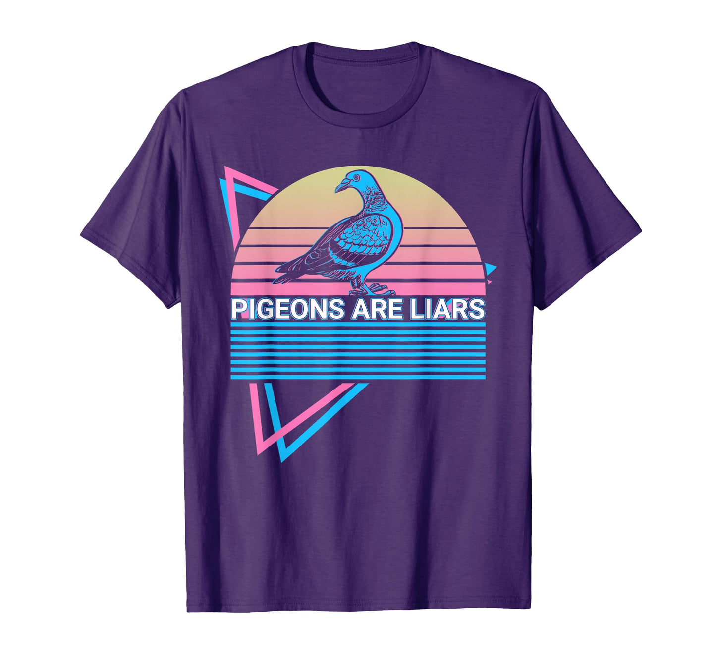 Pigeons Are Liars Pigeons Are Liars Retro T-Shirt