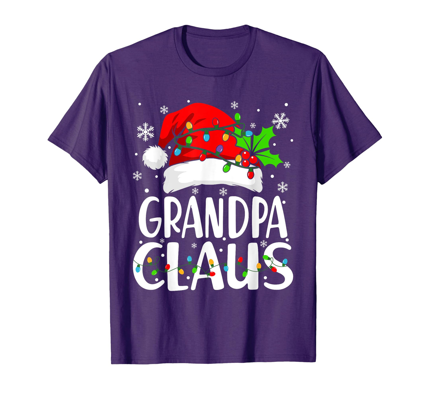 Grandpa Claus Christmas Santa Matching Family Xmas Pajamas T-Shirt