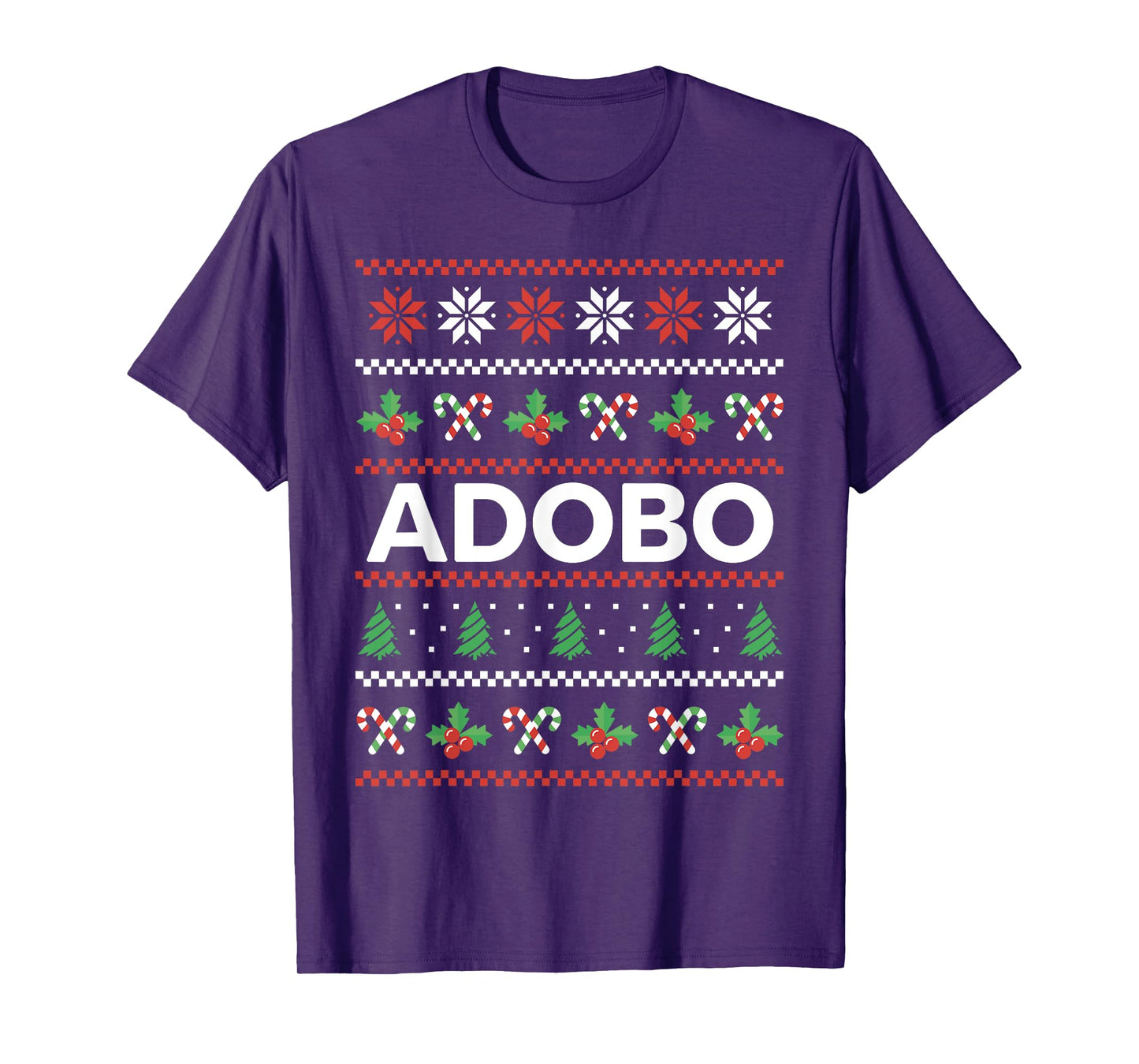 Funny Adobo Ugly Christmas Outfit Filipino Food Cooking T-Shirt