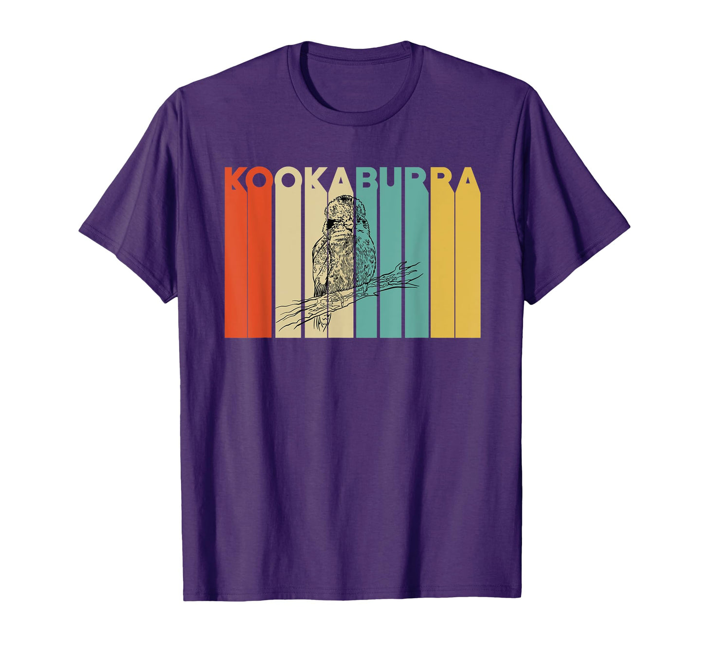 Retro Kookaburra Apparel Australia Birds Love Birding T-Shirt