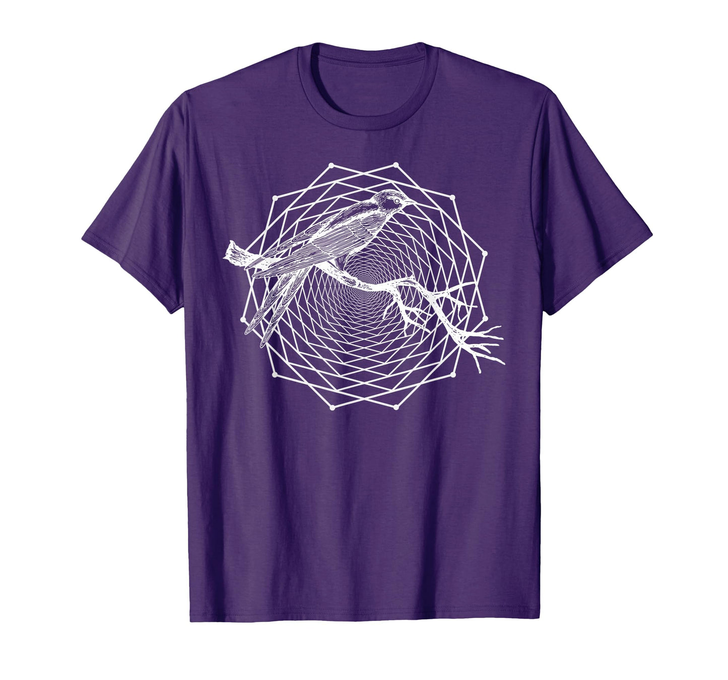 The Dharma Store - Dodeca Fractal Bird - Sacred Geometry T-Shirt