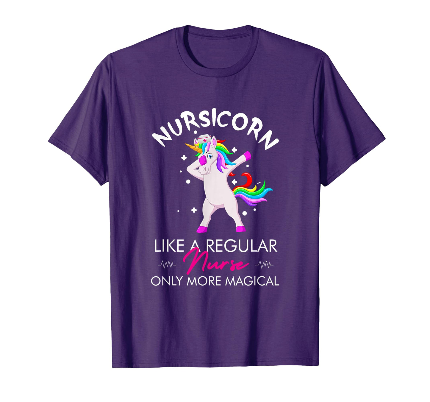 Accessories Essentials Items Supplies Gear & Gifts Nursicorn Regular More Magical Unicorn Nurse Funny Women's T-Shirt