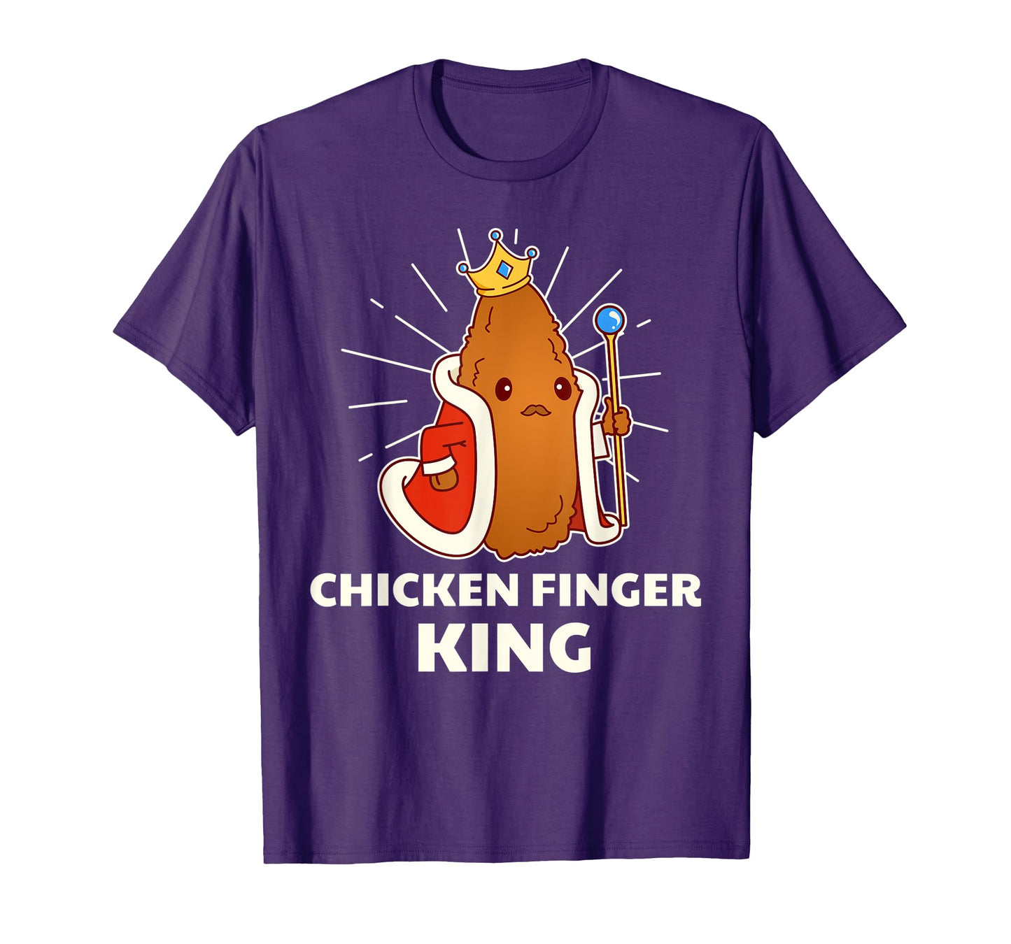 Chicken Finger King - Funny Fast Food T-Shirt