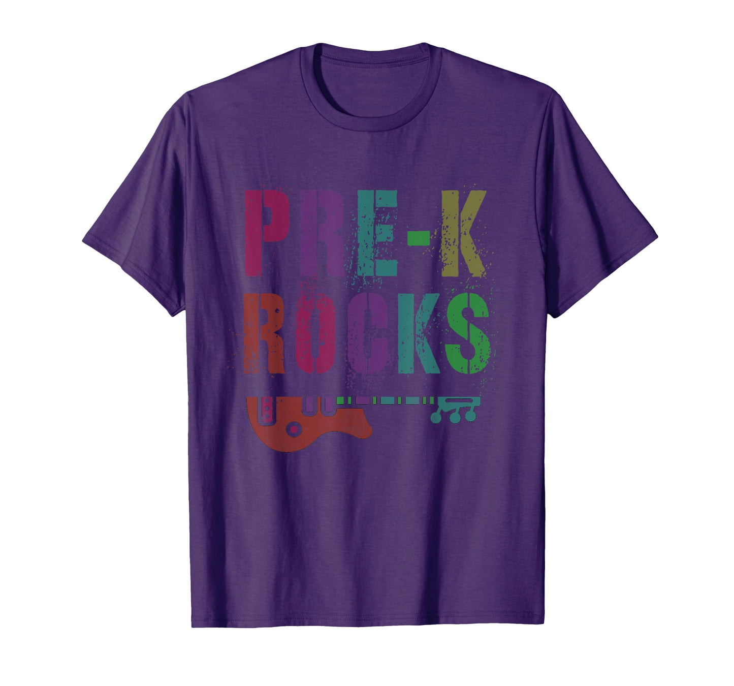 PRE-K ROCKS Teacher Rockstar Ready Crush PreK Bruh We Back T-Shirt