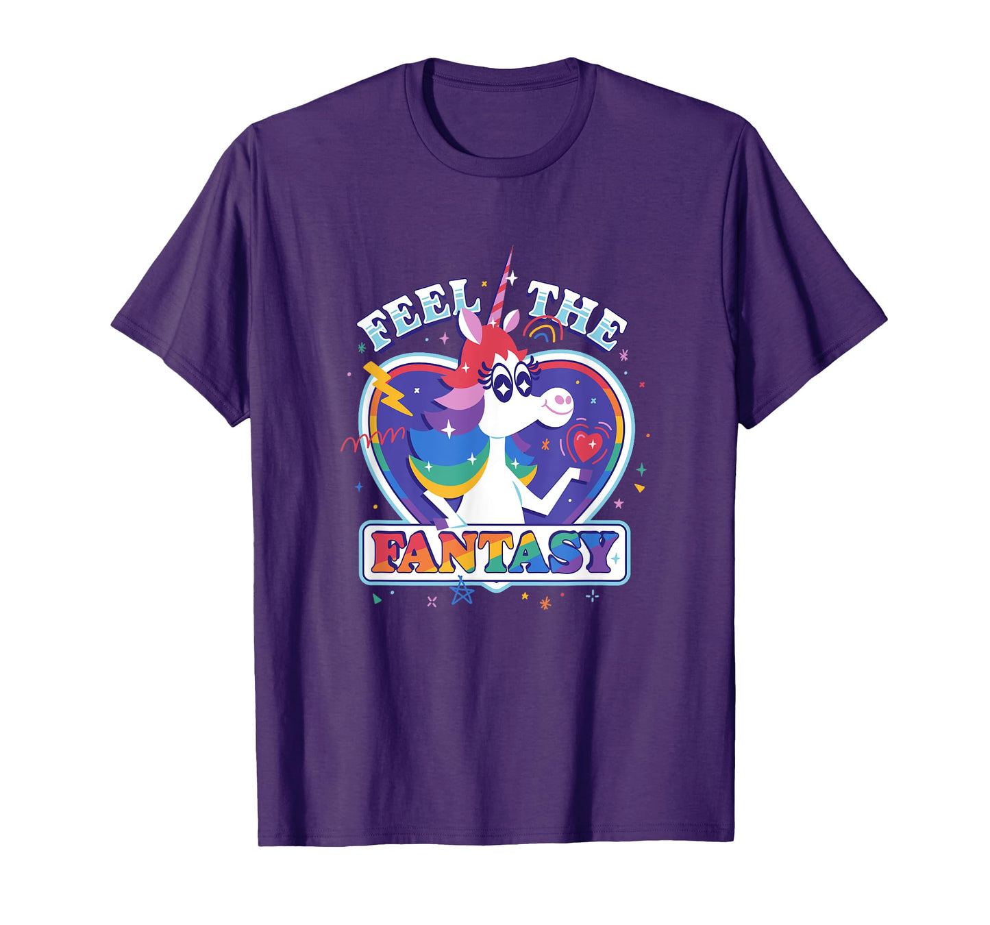 Disney Pixar Inside Out Fantasy Rainbow Unicorn T-Shirt