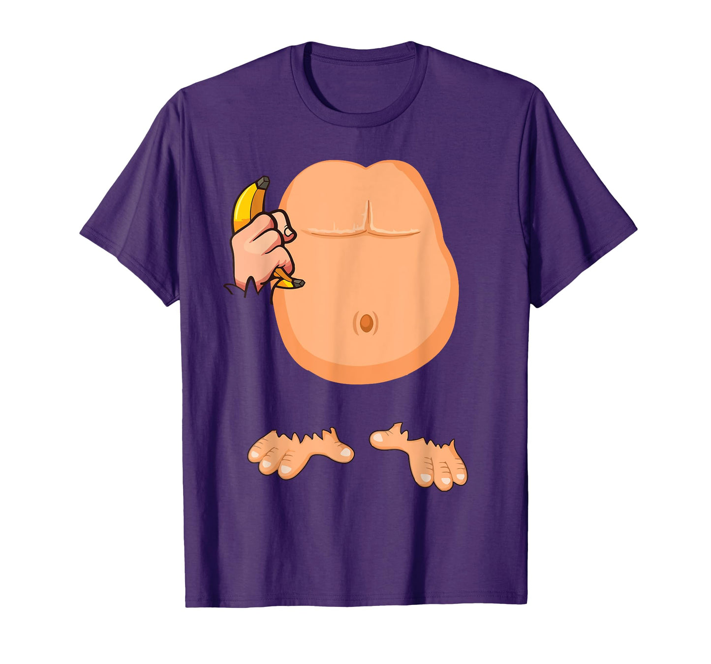 Monkey Costume Monkey Body Headless Halloween Costume T-Shirt