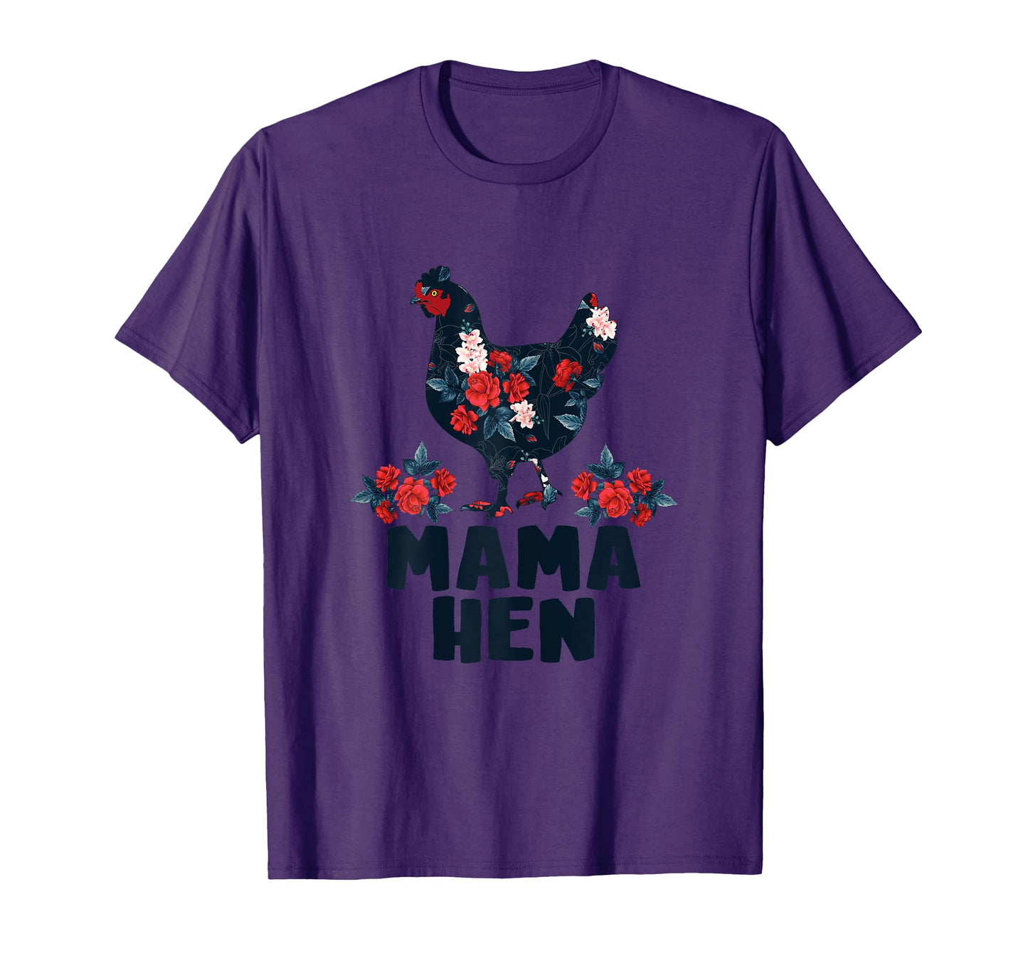 Mama Hen Funny Mother's Day Chicken Mom Farmer Farm T-Shirt