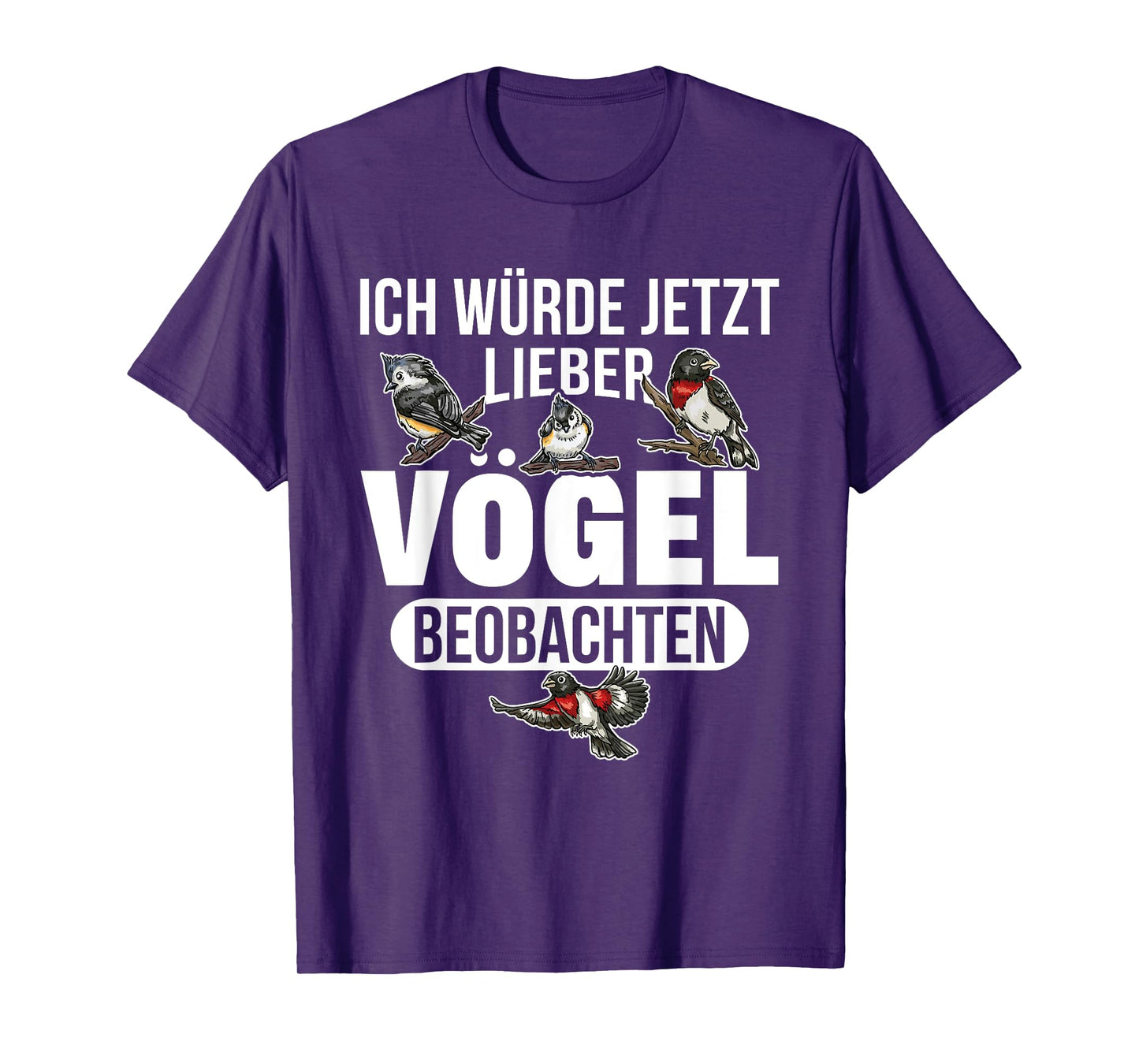 Ornithologe Vogel Ich würde jetzt lieber Vögel T-Shirt