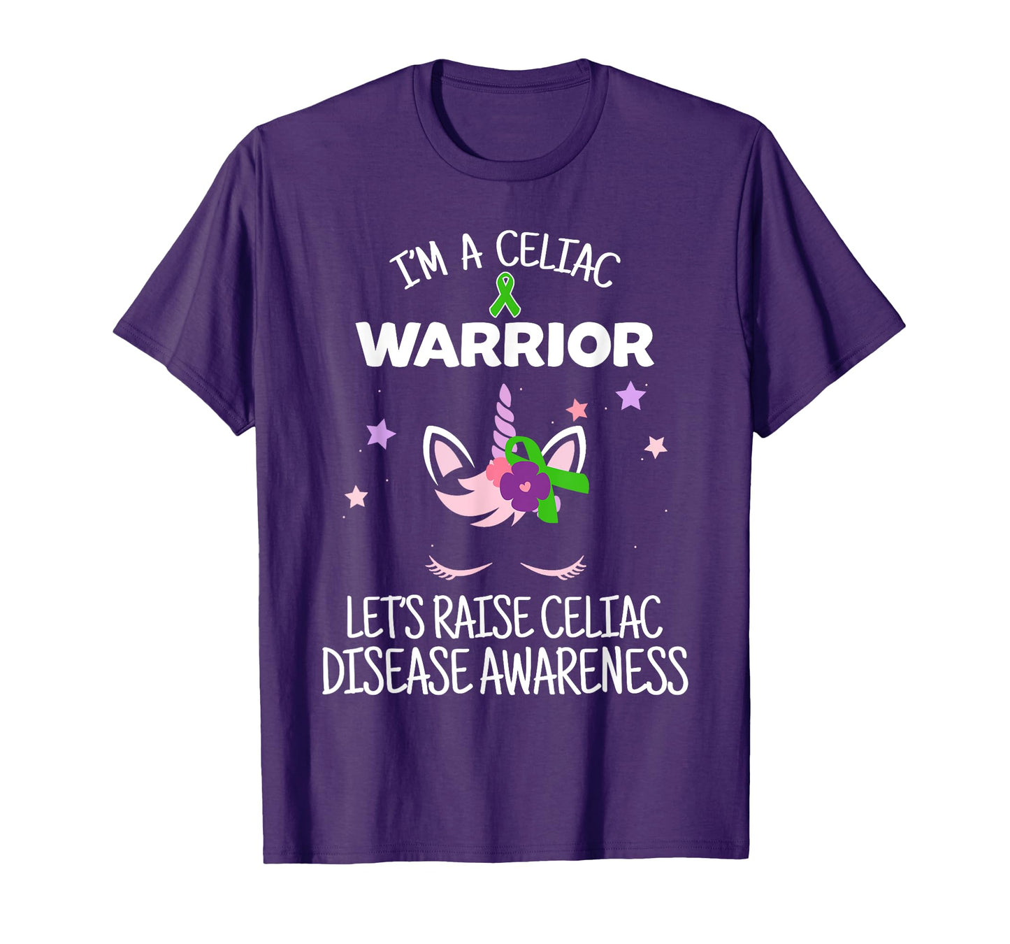 Unicorn Celiac Warrior, Celiac Disease Awareness T-Shirt