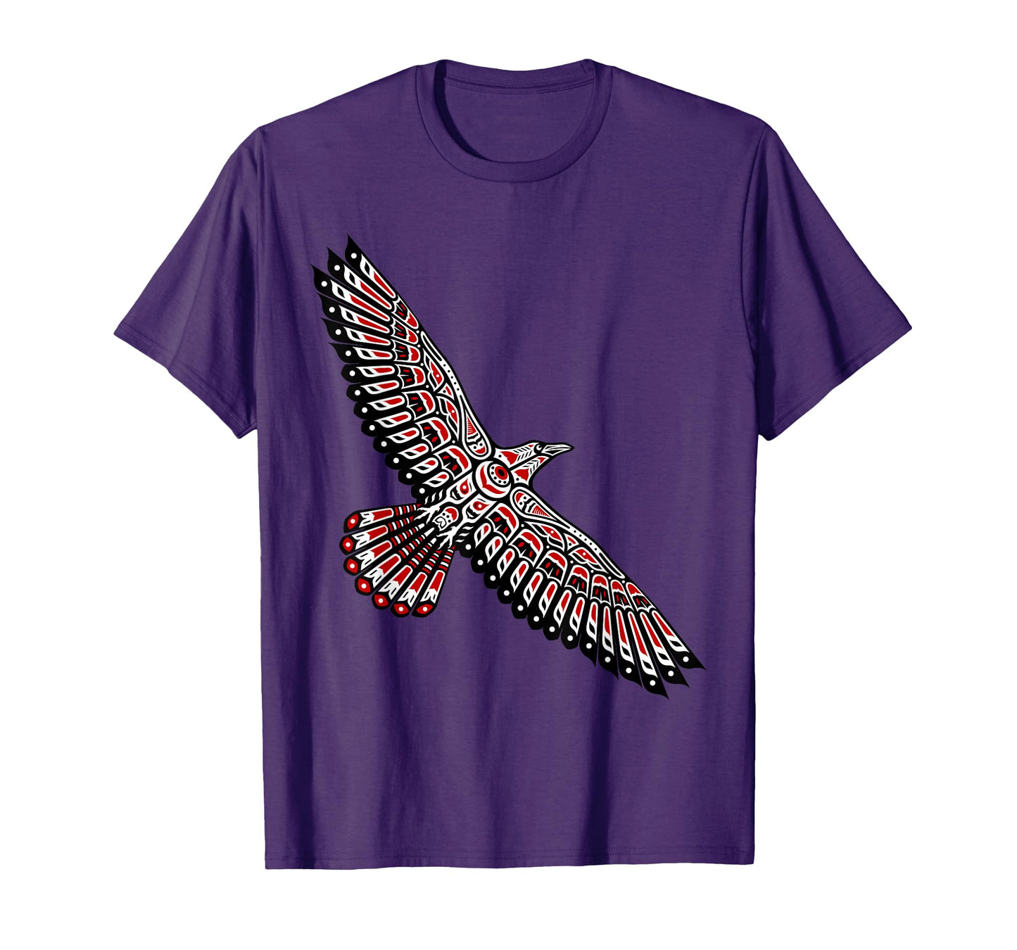 Raven Native American Indian Totem Northwest Coast Pacific T-Shirt