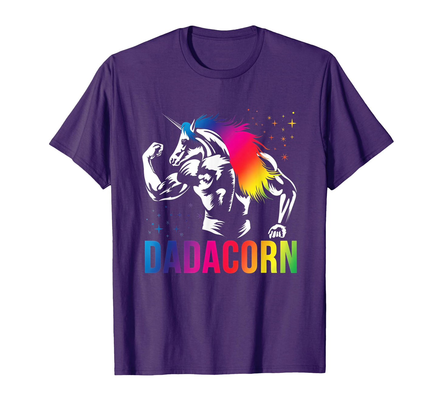 Fathers Day Gift Unicorn Dad Shirt Funny Dadacorn Men T-Shirt