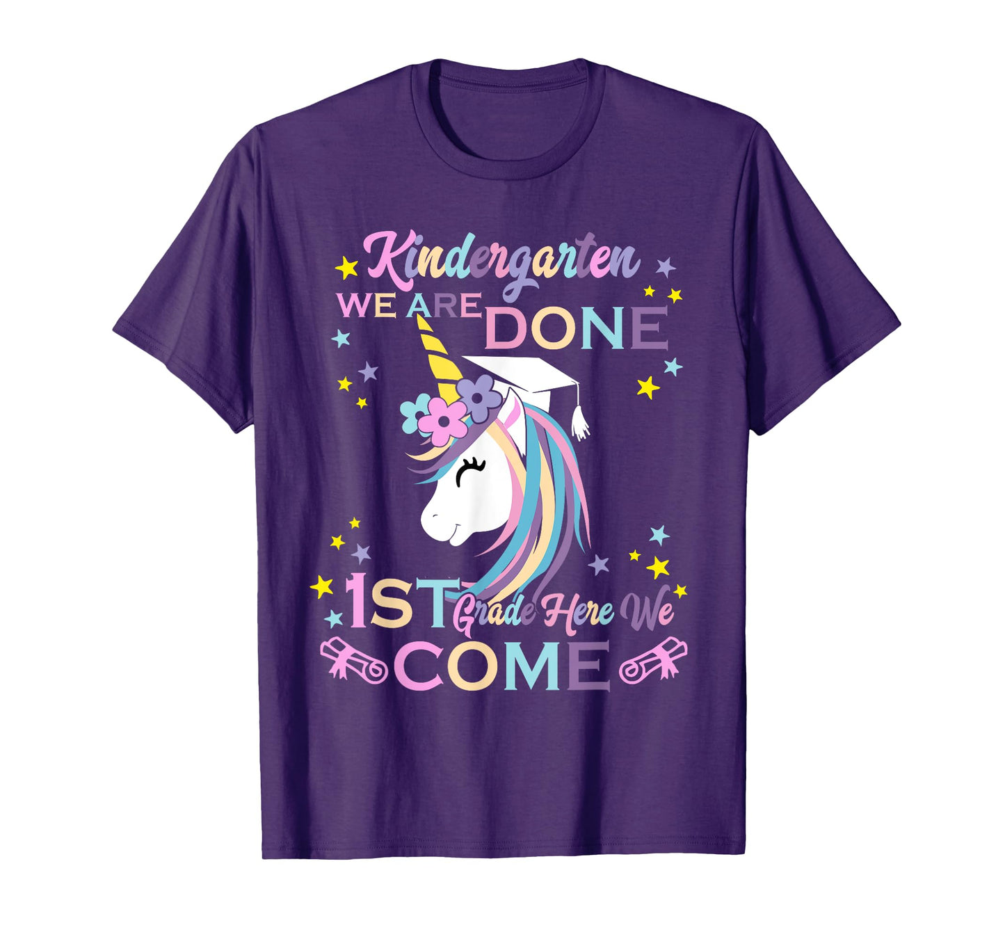Kindergarten Graduation Magical Unicorn T-Shirt