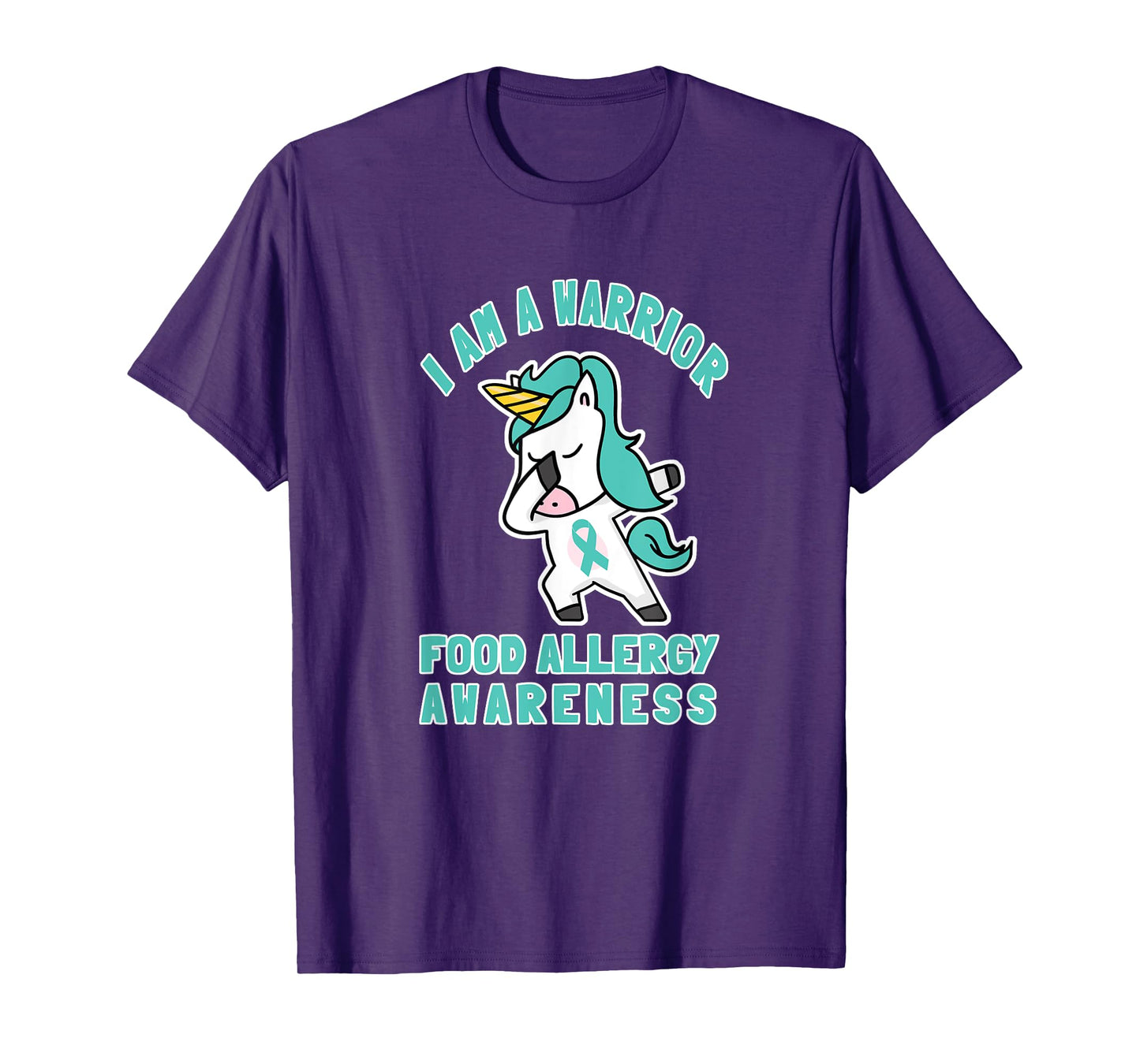 Im A Warrior Food Allergies Awareness Unicorn T-Shirt