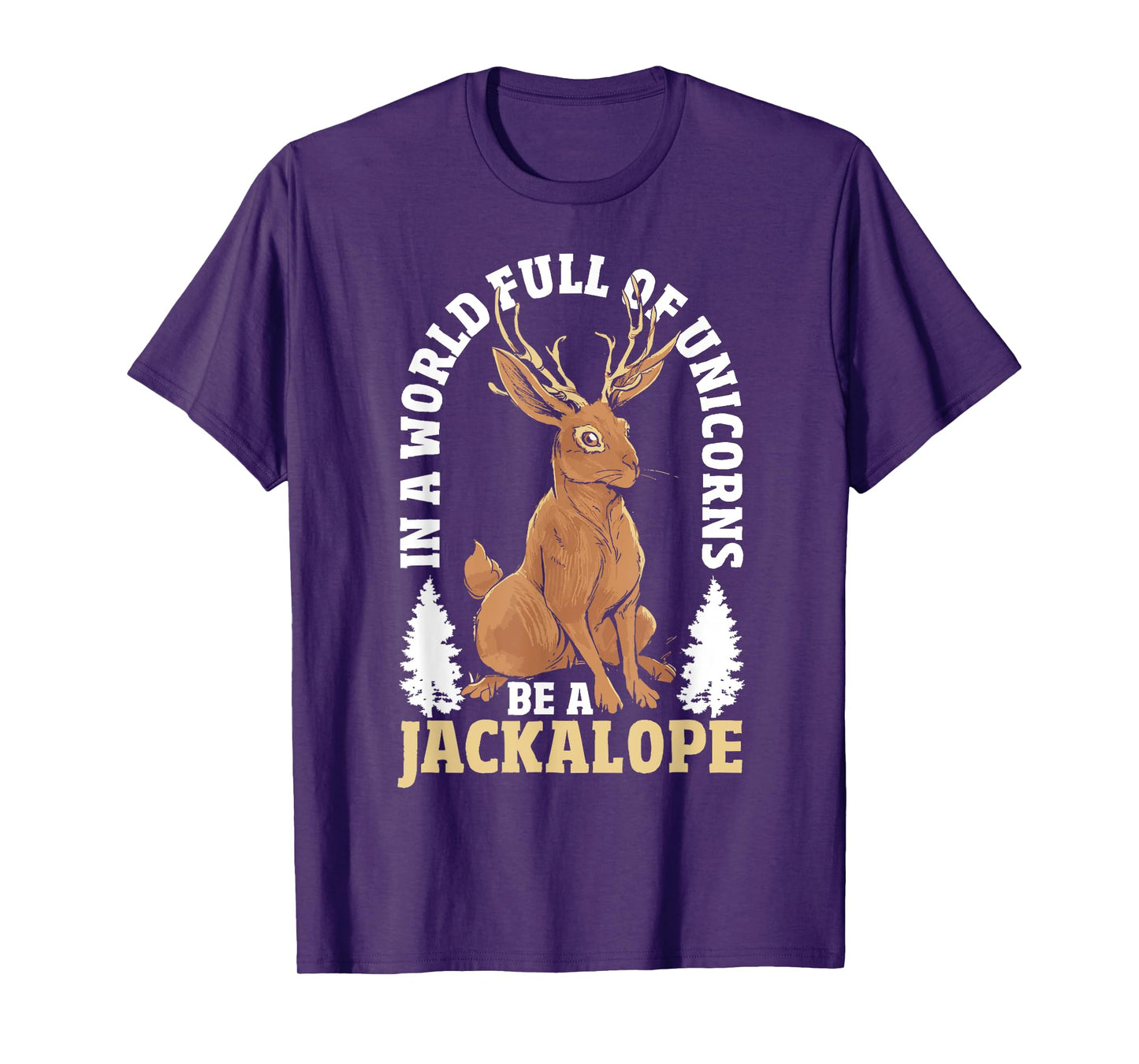 Jackalope Unicorn Mythical Cryptid Animal Jackalope T-Shirt