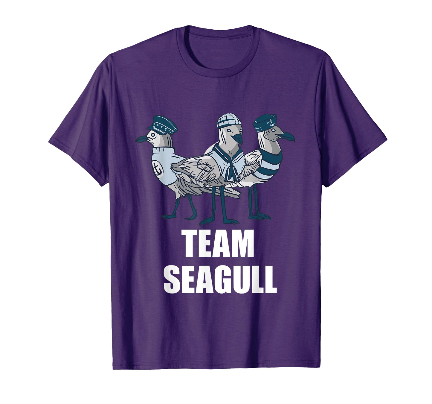 Seagull Team Seagull Sailor Crew Captain Seagull Lover T-Shirt