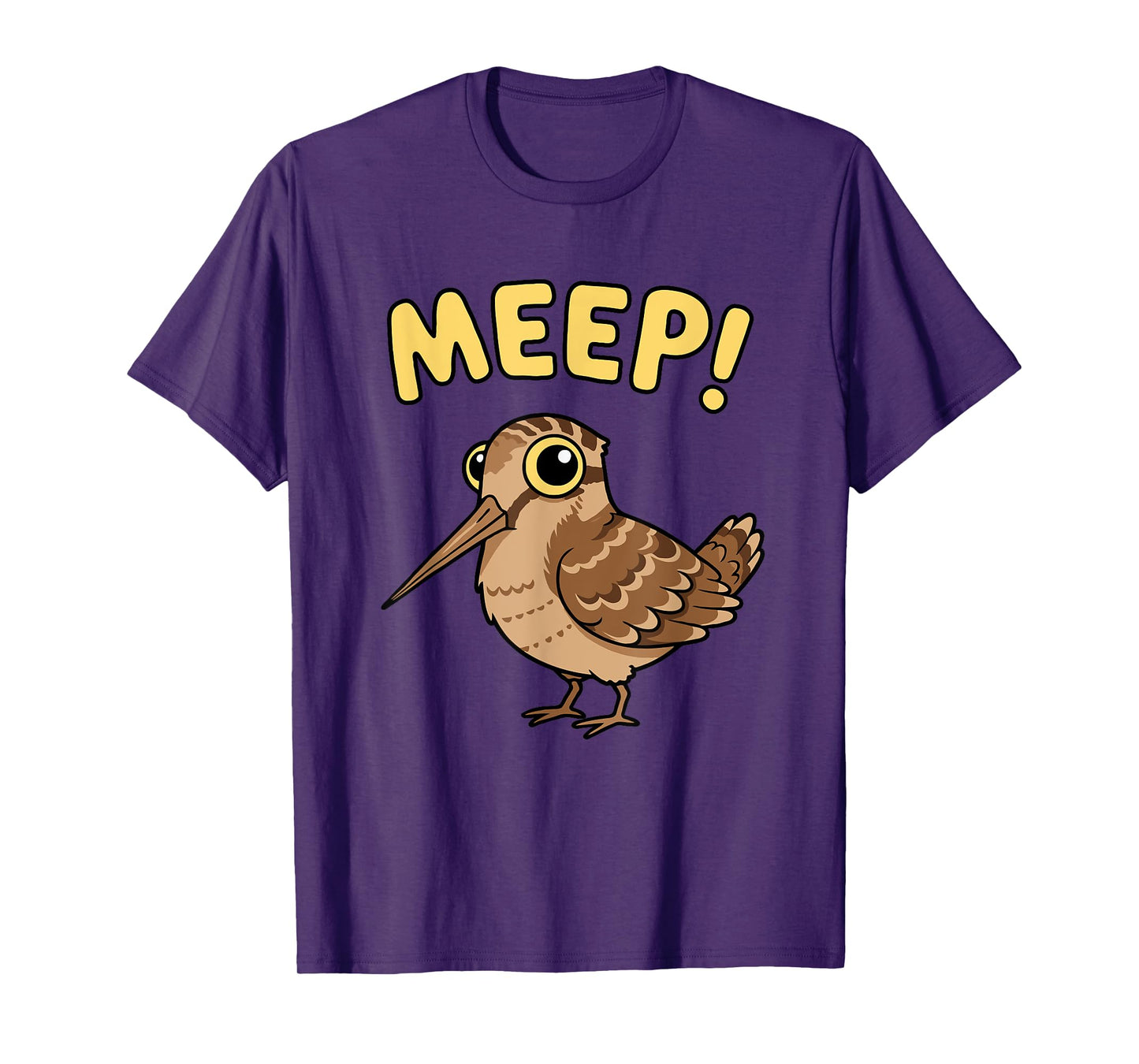 Meep Bird Saying Meep Bird Meme Cute American Woodcock Meep T-Shirt