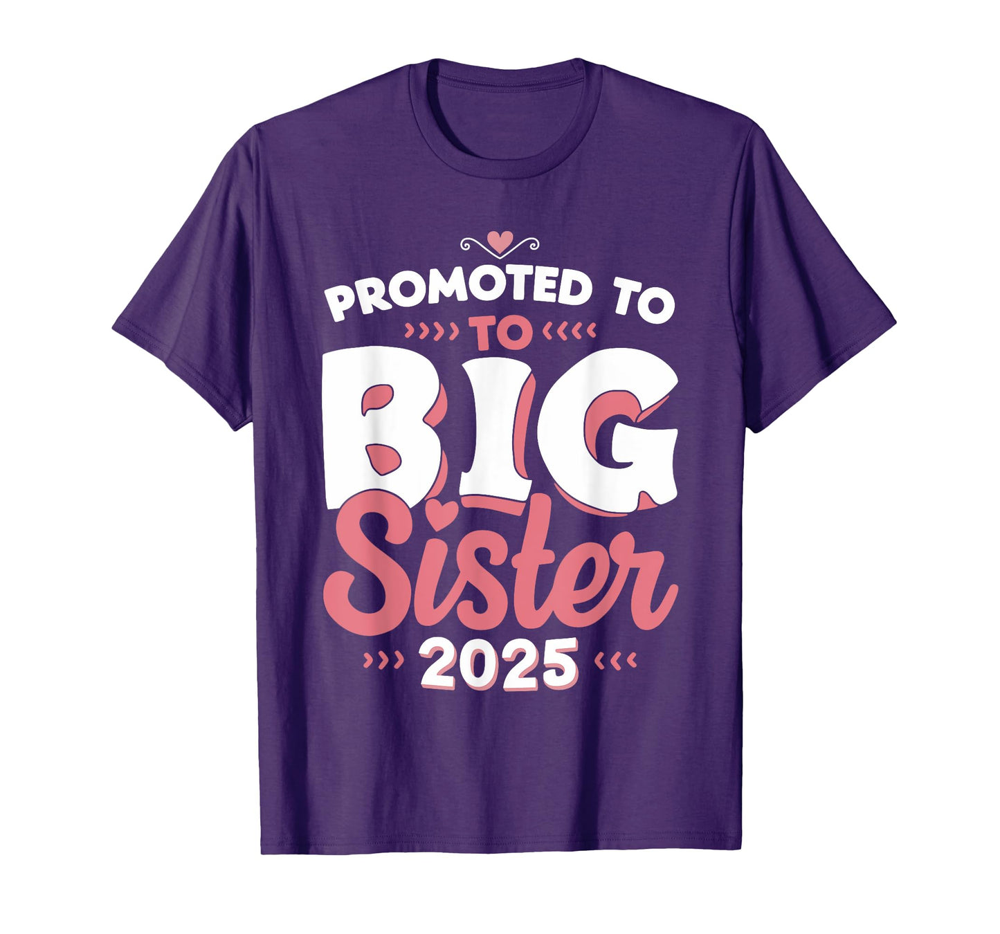 Promoted To Big Sister 2025 Unicorn Announcement T-Shirt