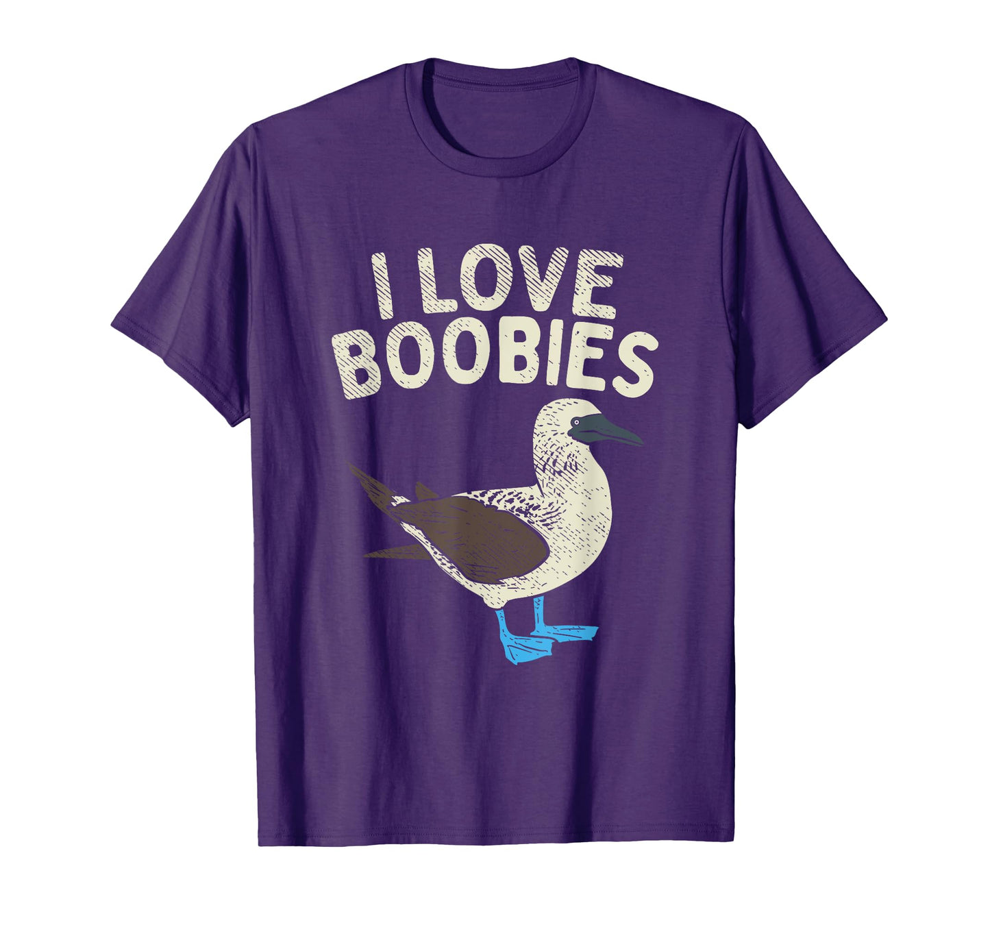 Blue Footed Boobies Word Game - I Love Boobies Pot T-Shirt