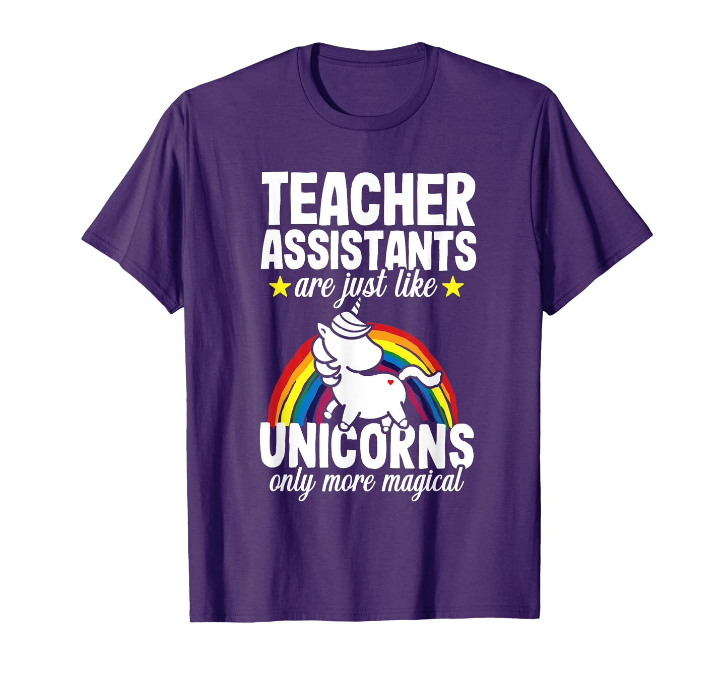 Teacher Assistant Unicorn Teaching School Appreciation T-Shirt