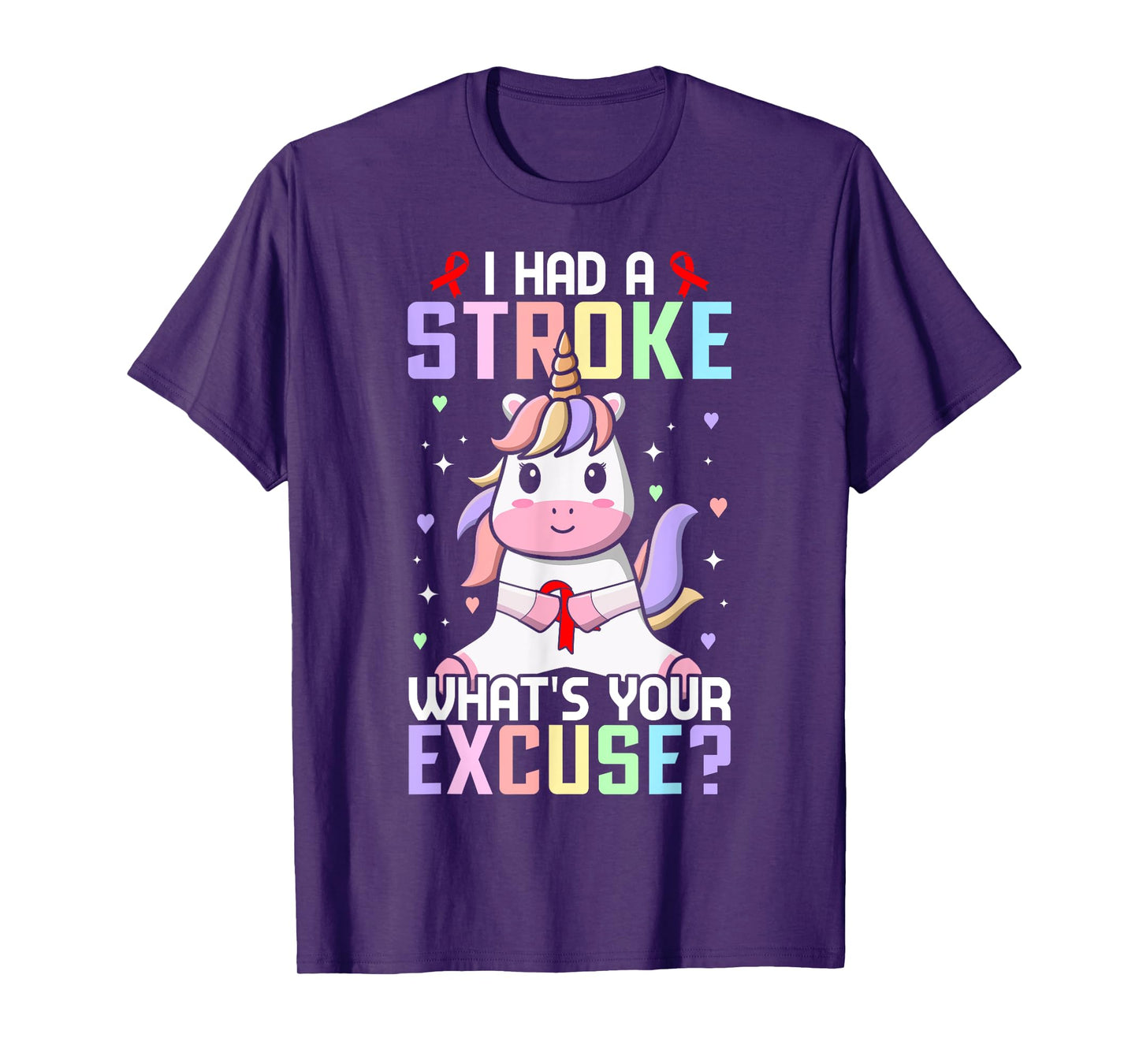 I Had A Stroke What's Your Excuse Stroke Survivor Girl T-Shirt