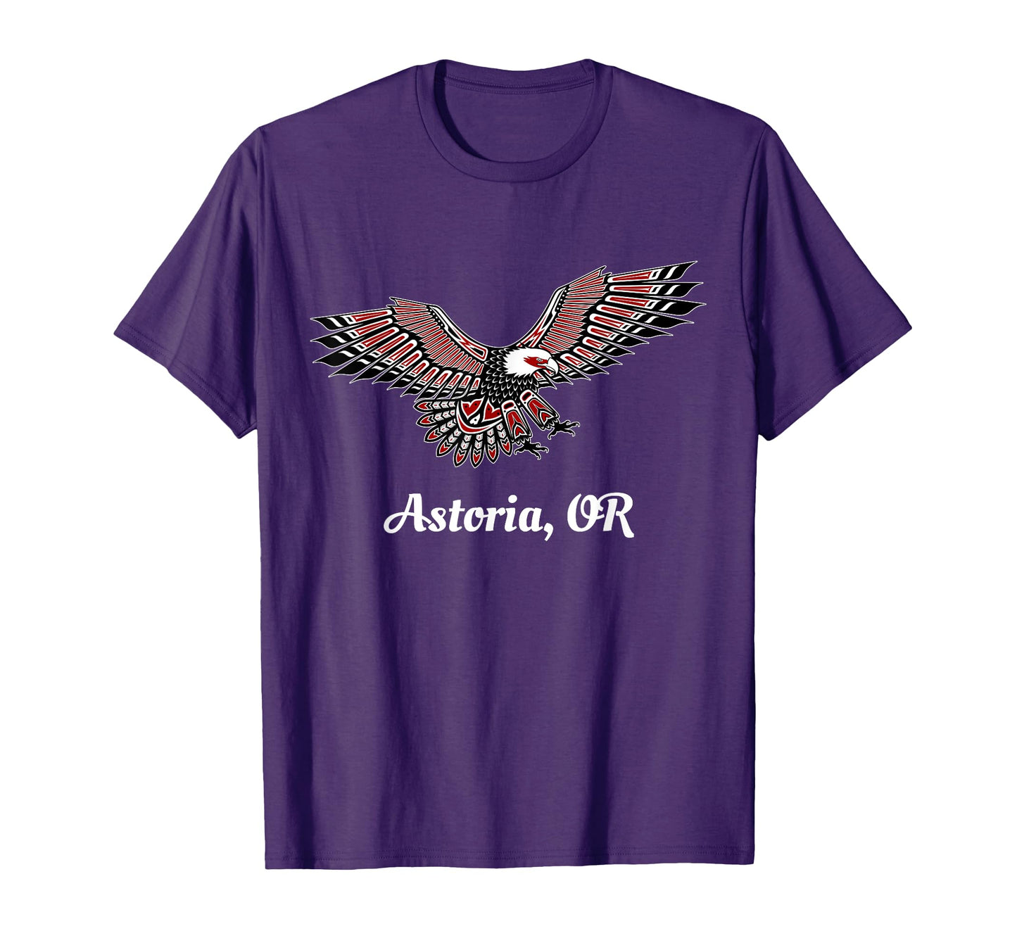 Astoria, OR Eagle PNW Native American Totem T-Shirt