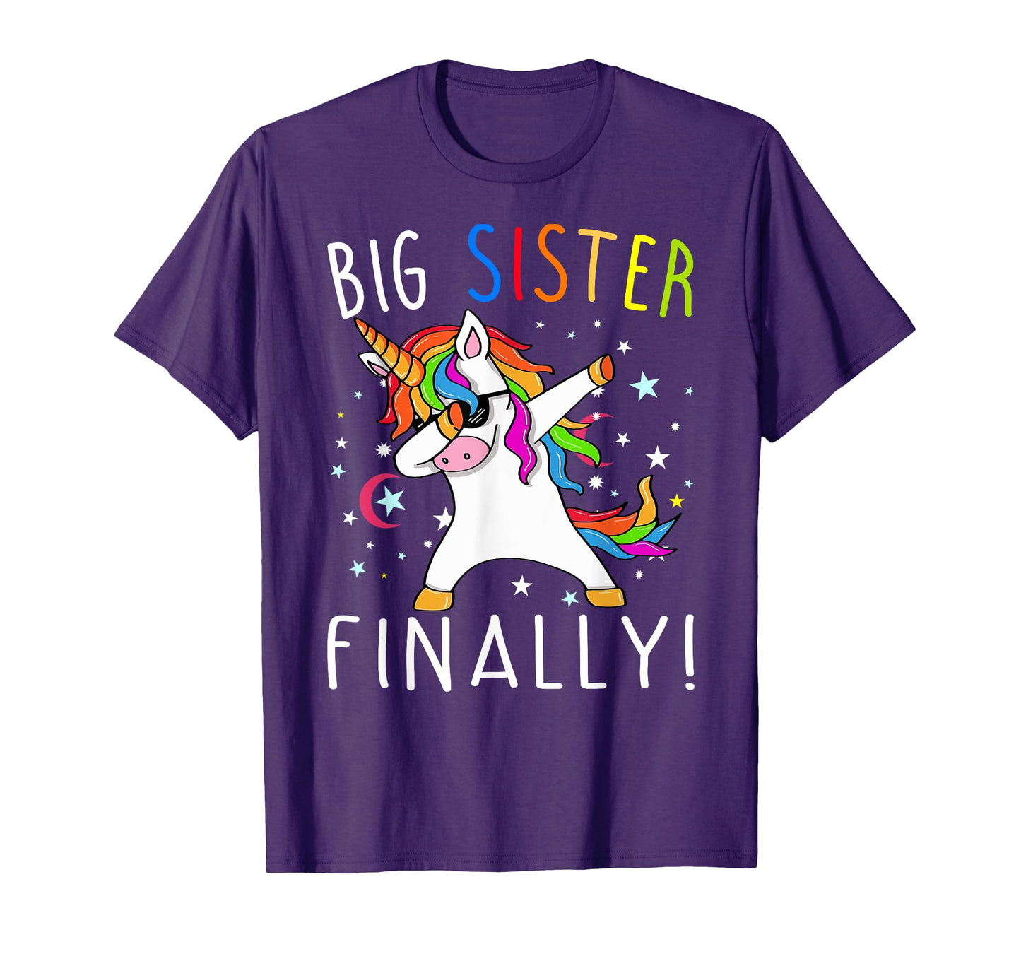 Big Sister Finally Unicorn Shirt - Unicorn shirt for Girl T-Shirt