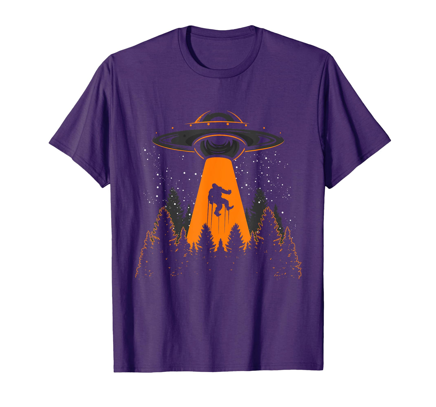 Funny Yeti Sasquatch Alien Bigfoot UFO Abduction Bigfoot T-Shirt
