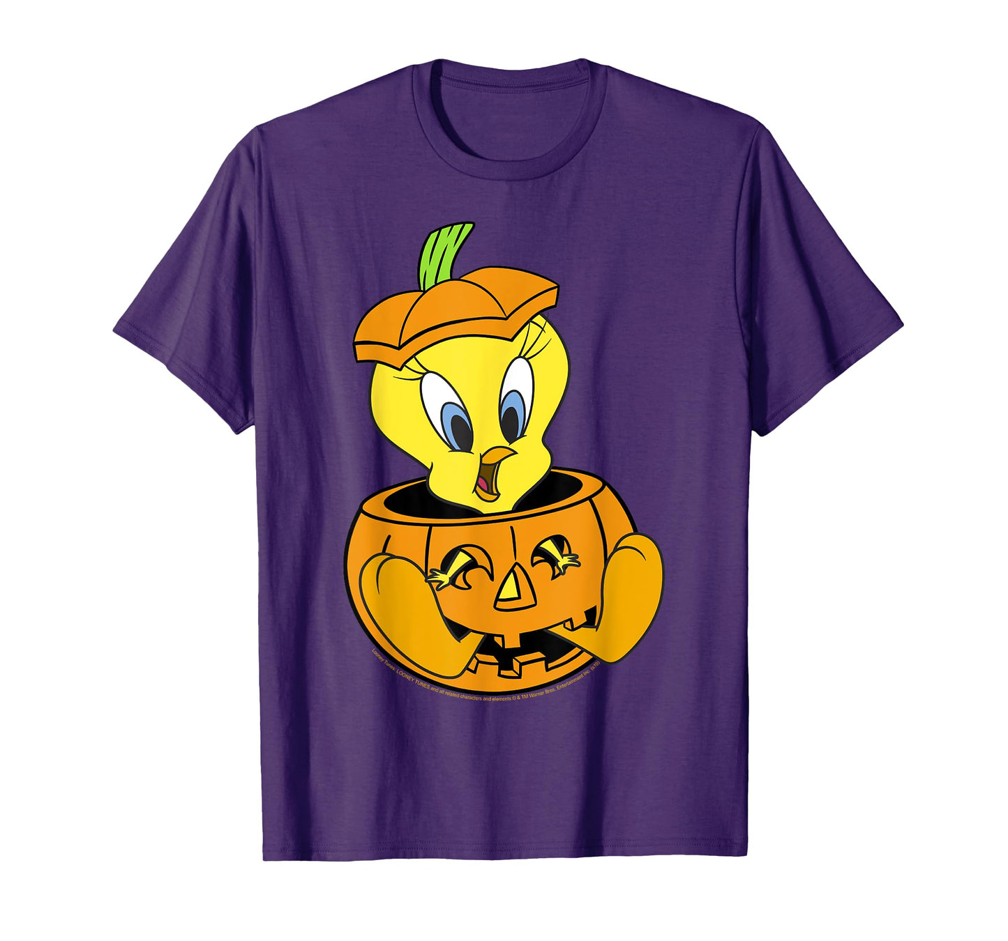 Looney Tunes Halloween Tweety Bird Pumpkin T-Shirt