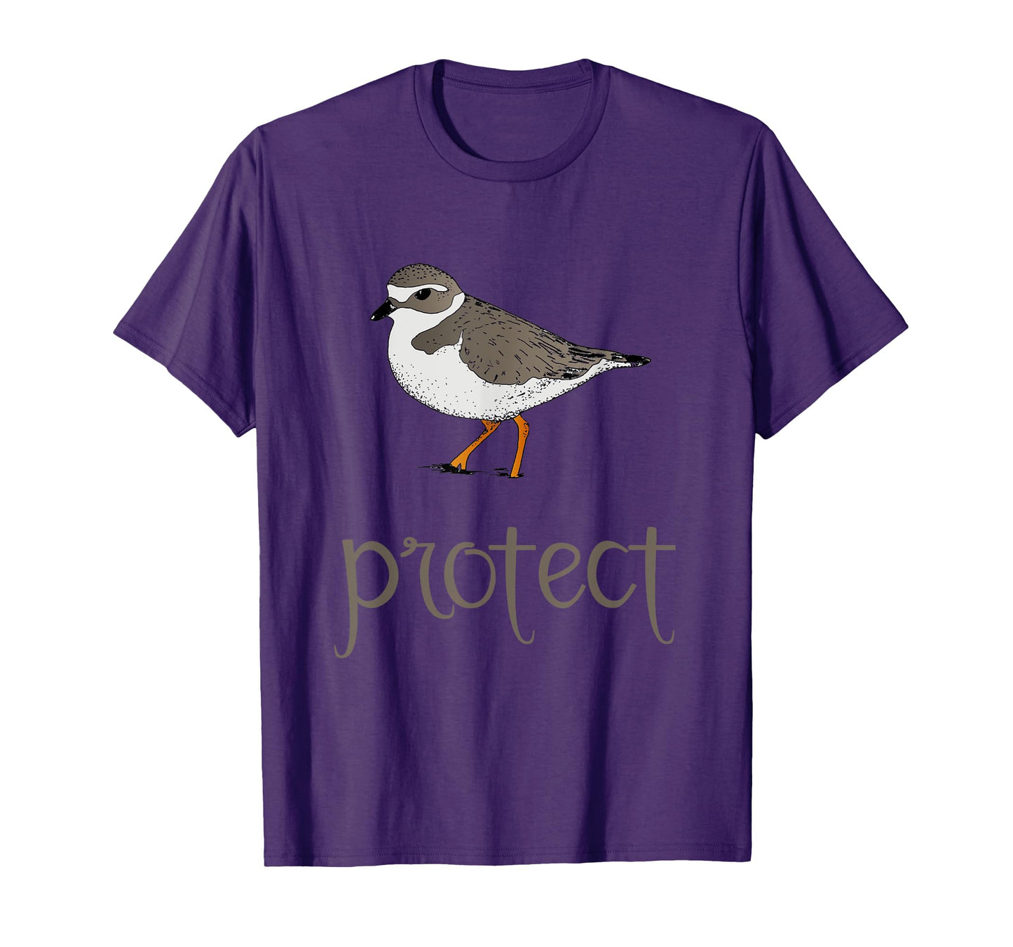 Protect the Piping Plover Bird Beach Nature Conservation T-Shirt
