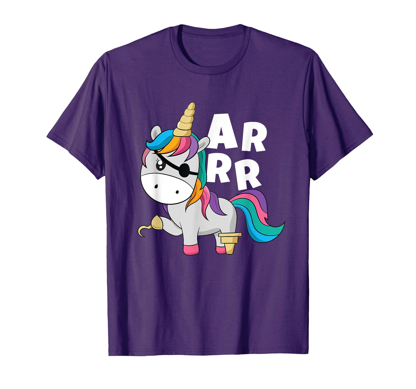 Caribbean Sea Thief Freebooter Toddler Girl Unicorn Pirate T-Shirt