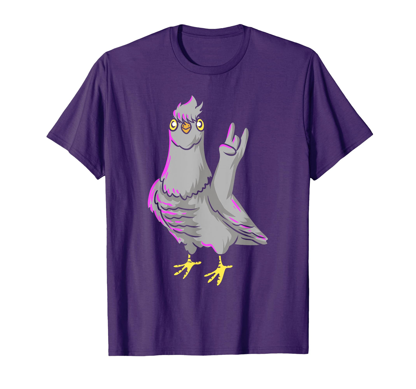 Gothic Pigeon Emo Punk Death Metal Bird Lover Pigeon Racing T-Shirt
