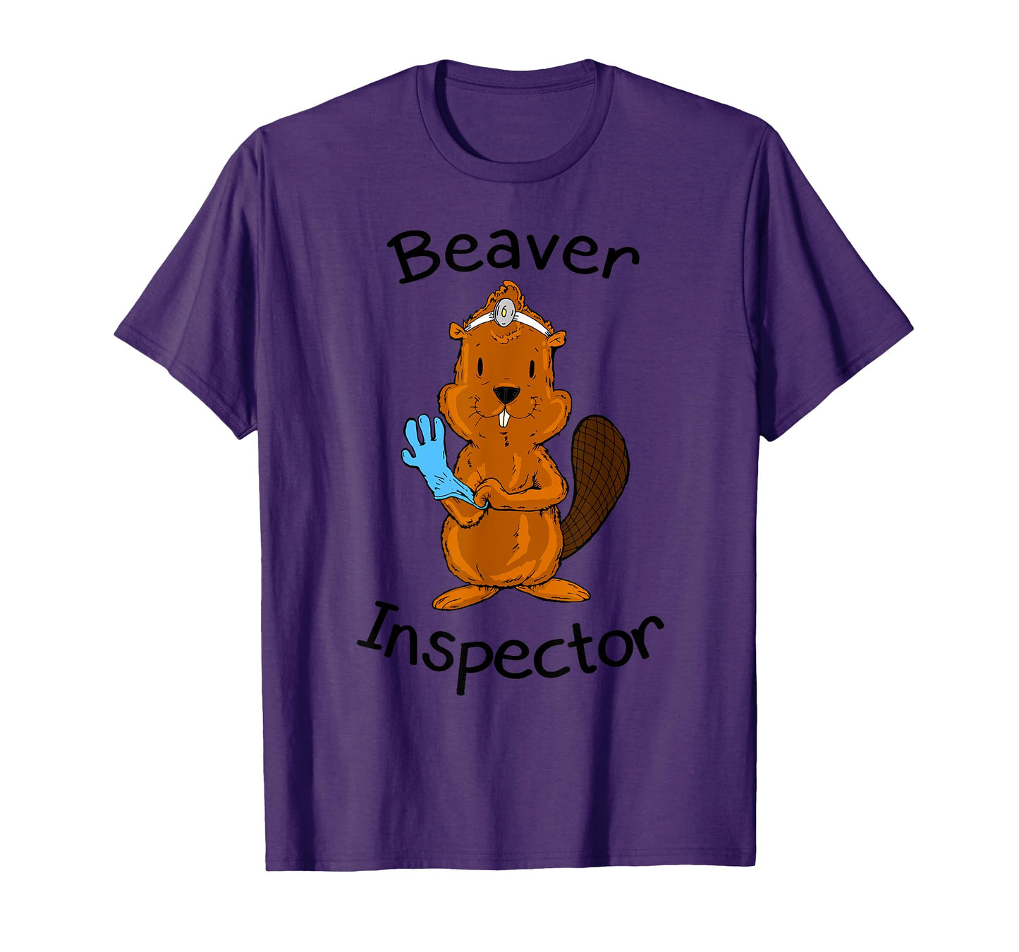 Inspector Beaver Tail Shirt Funny Tees For Men Beaver Shirt T-Shirt