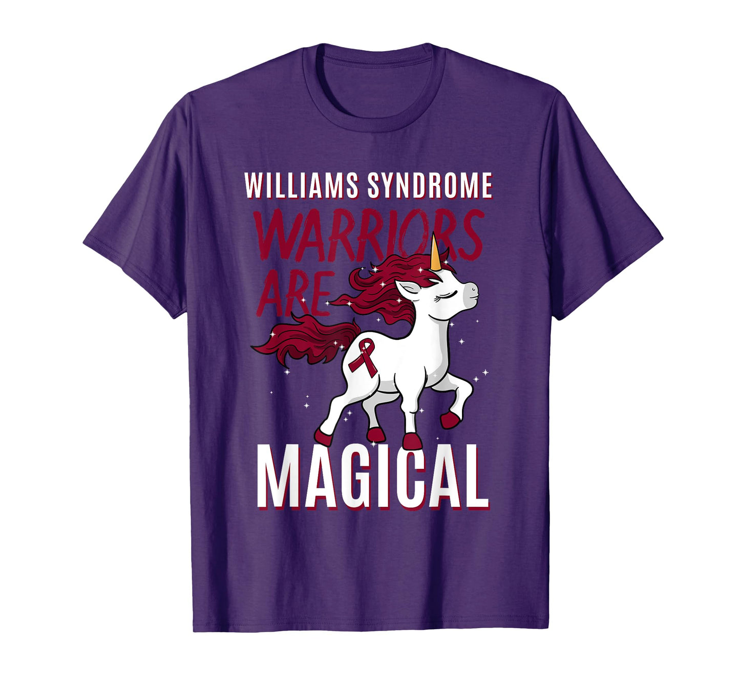 Williams Syndrome Warrior WS Williams–Beuren WBS Unicorn T-Shirt