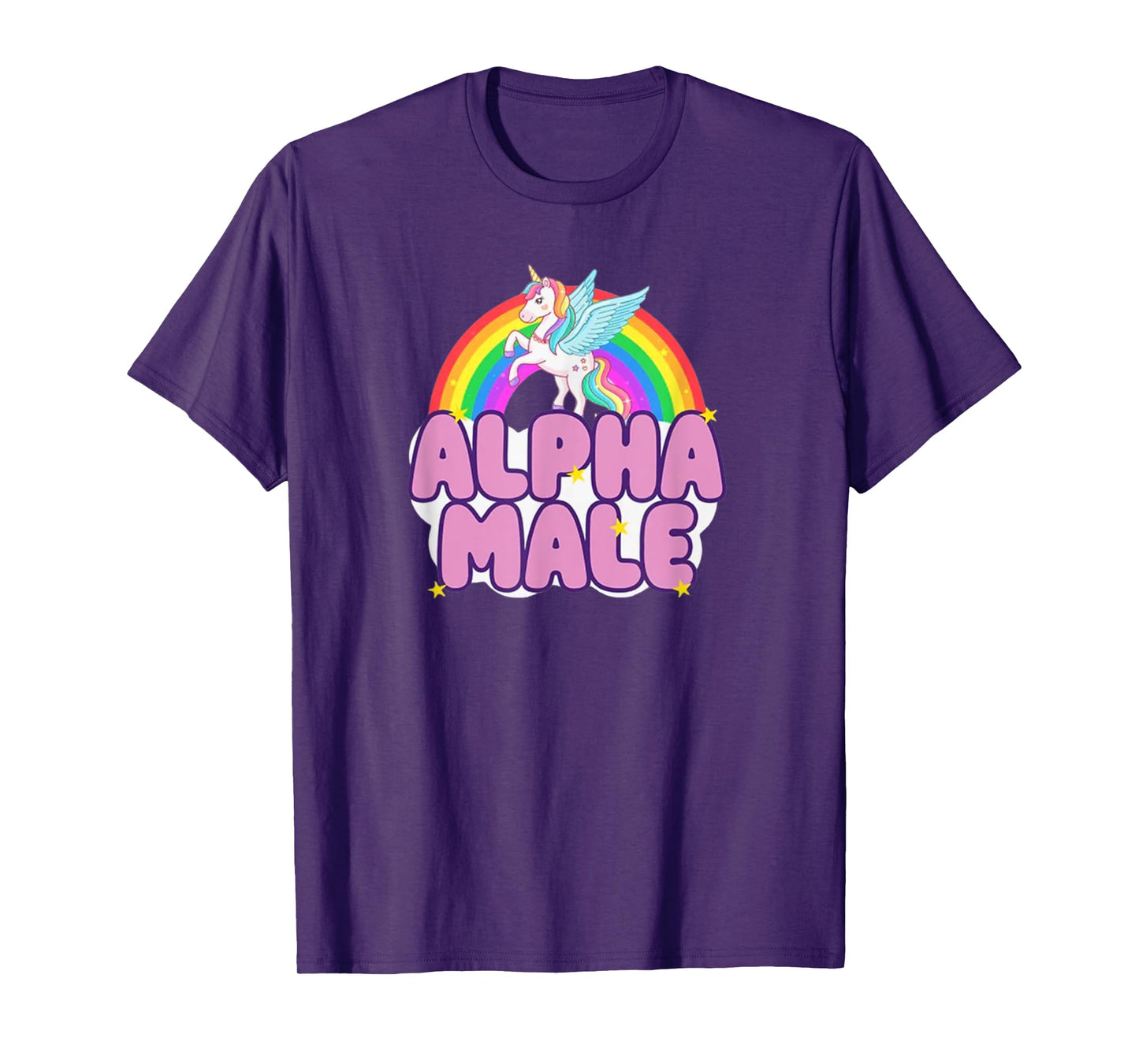 Alpha Male Unicorn Funny Sarcastic Ironic T-Shirt
