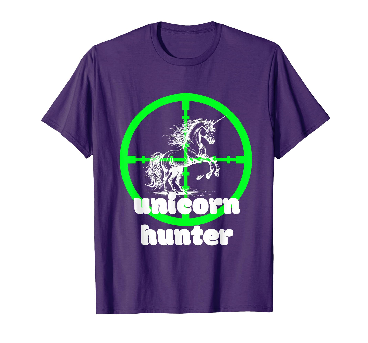 Unicorn Hunter Funny Lifestyle Design T-Shirt