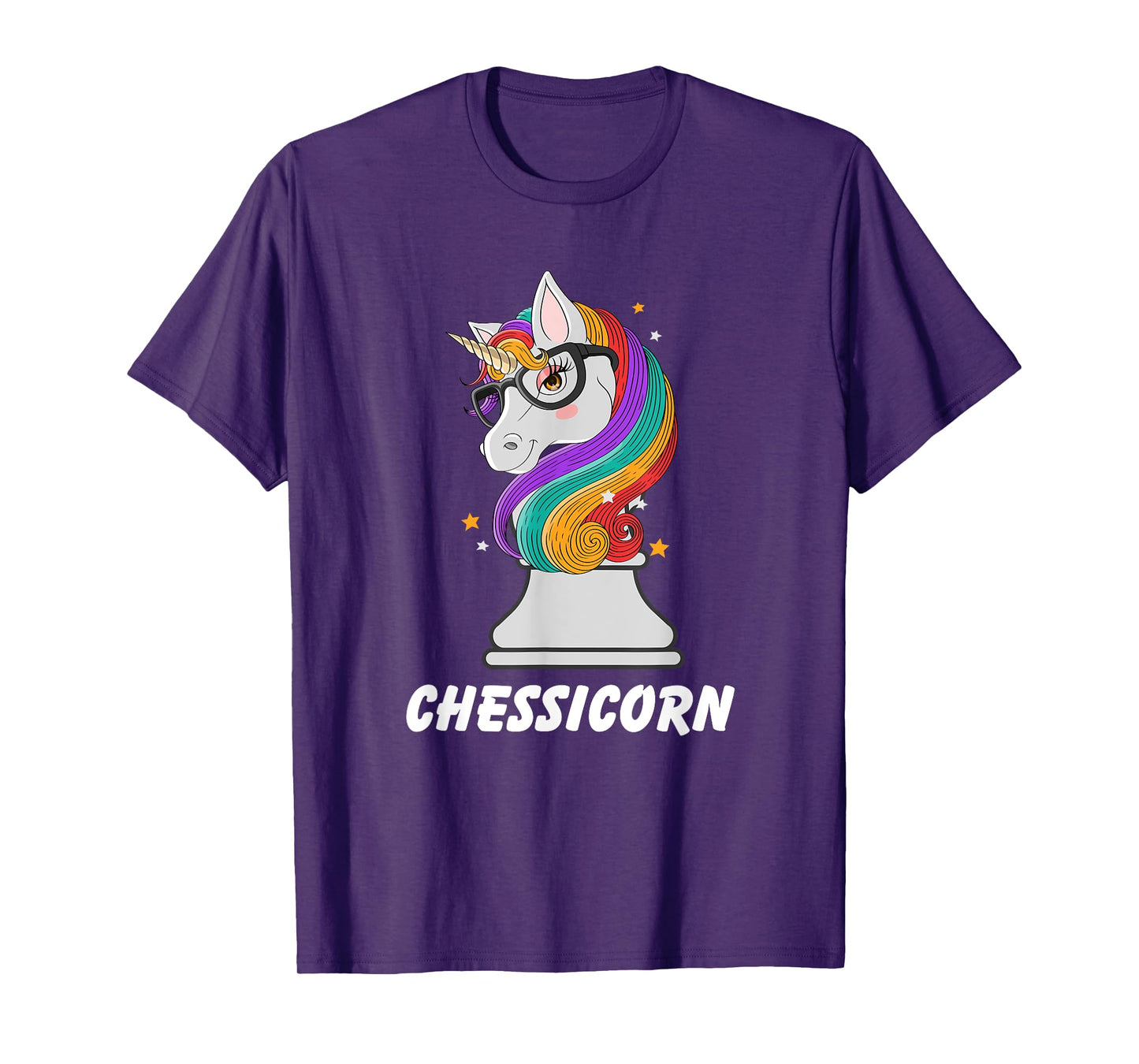 Cute Chess Art Chessicorn Unicorn Lovers Chess Player T-Shirt