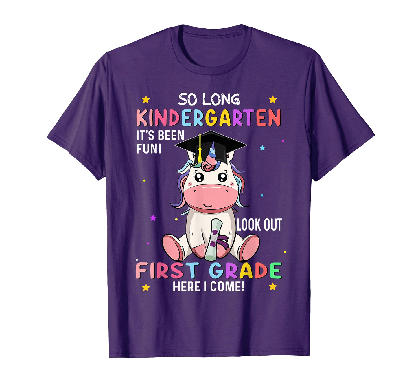So Long Kindergarten graduation class 2025 unicorn girls T-Shirt
