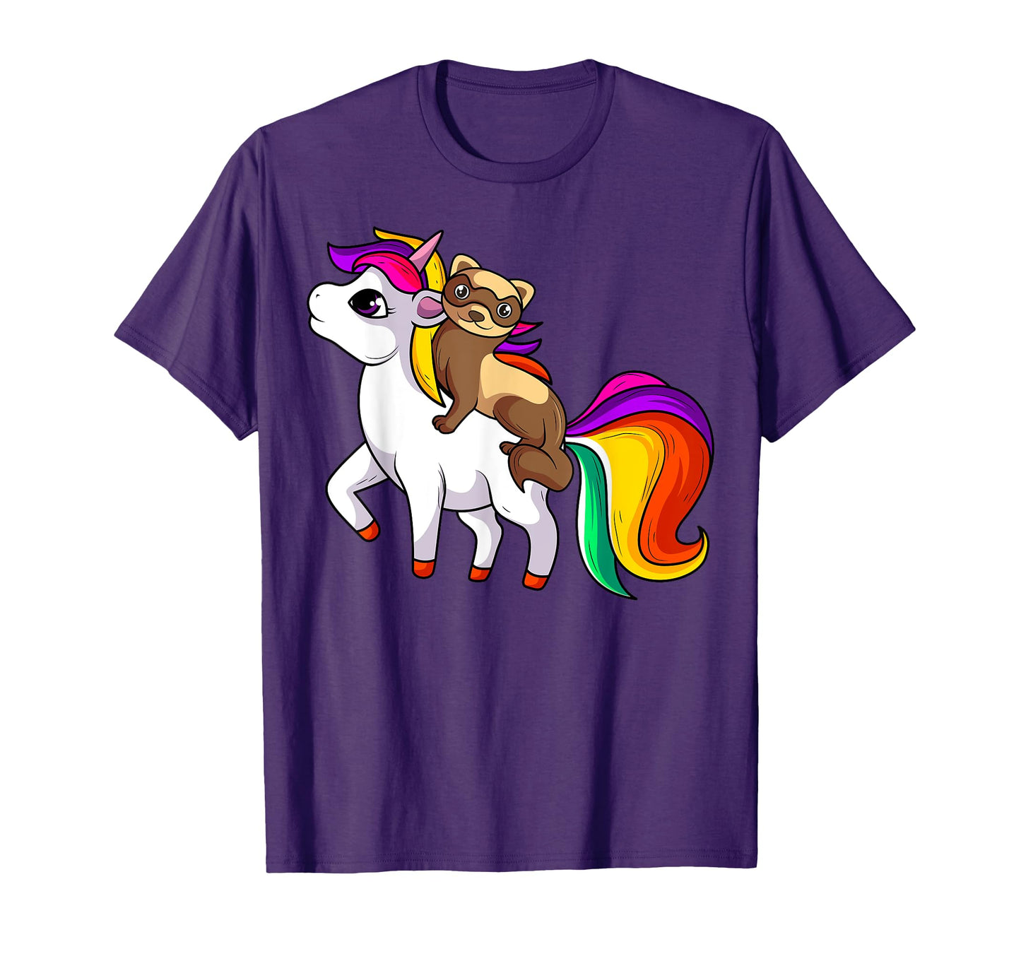 Ferret Unicorn Animal Lover T-Shirt