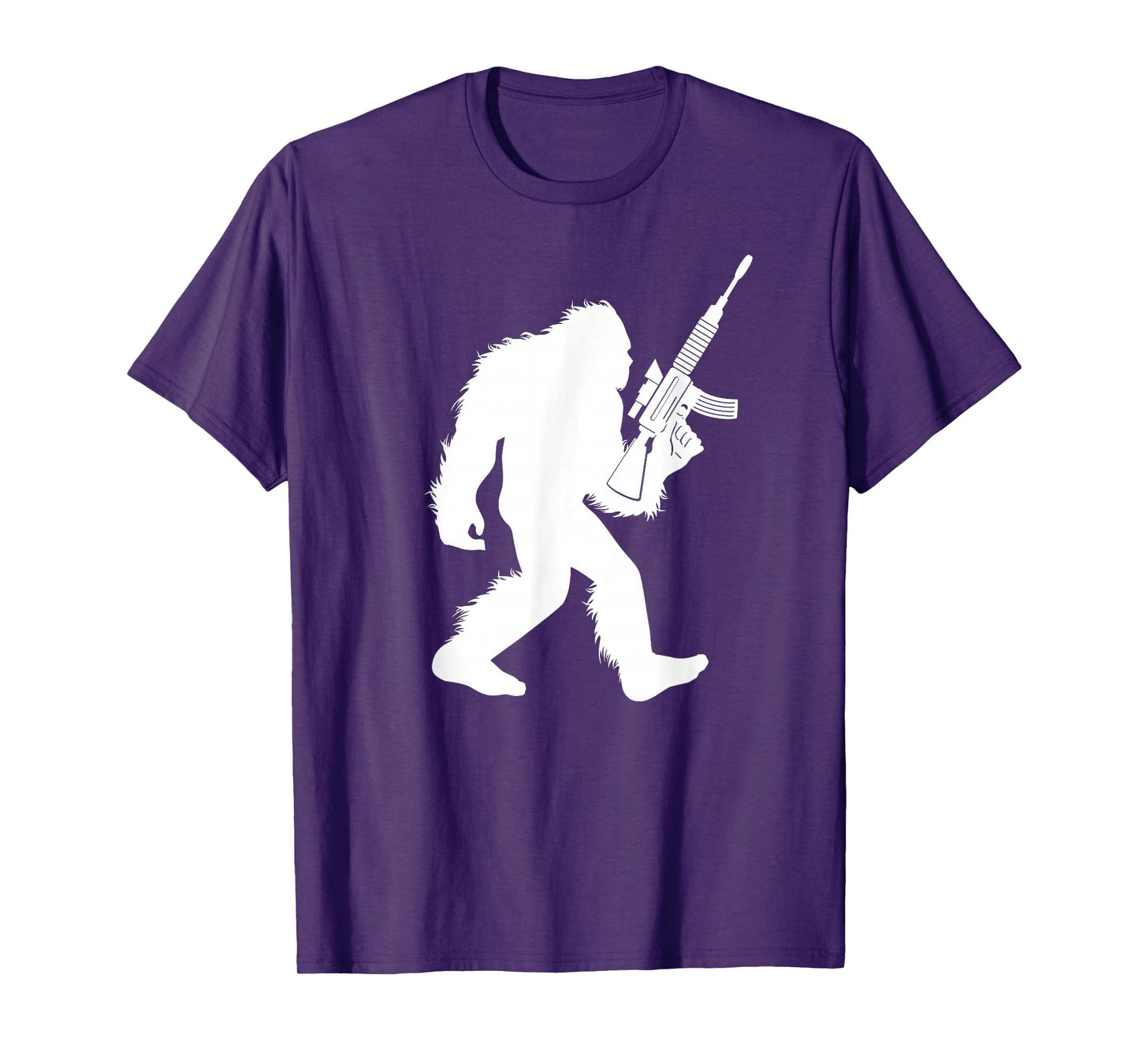 Bigfoot With Rifle Sasquatch 2nd Amendment Gun T-Shirt