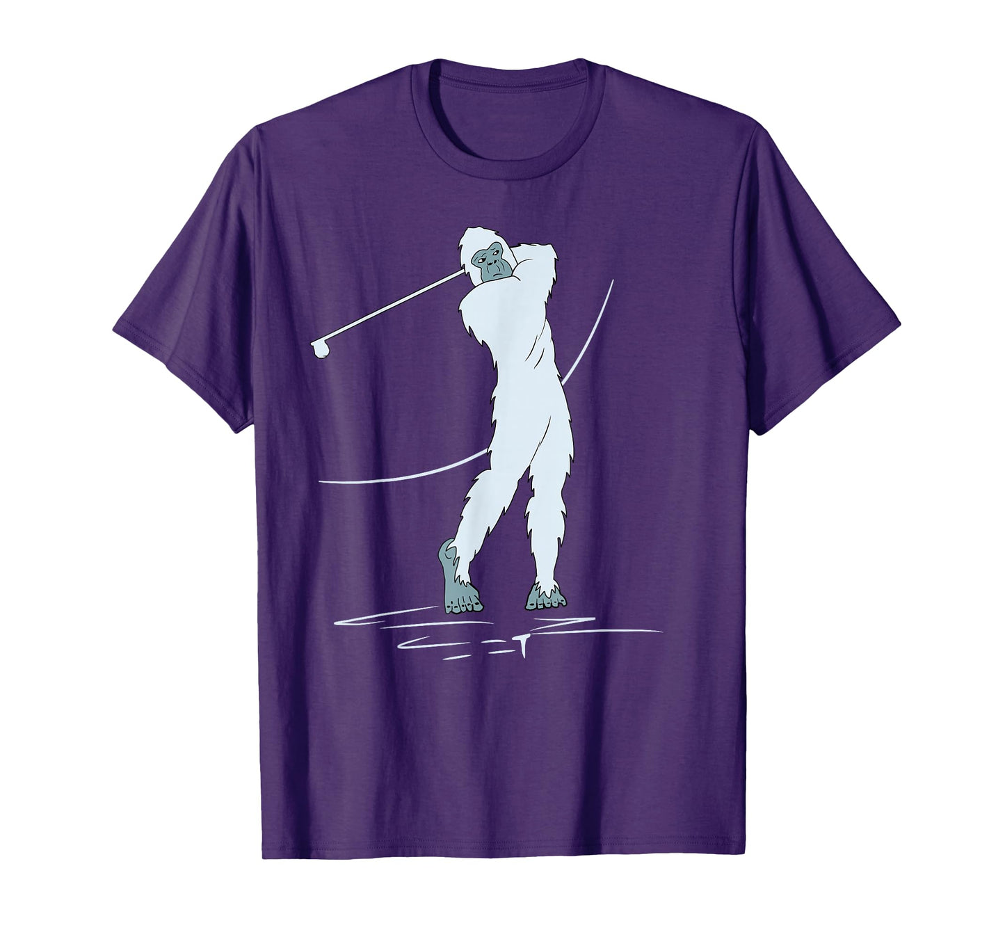 Bigfoot Golf! Funny Sasquatch Playing Golfing Player Yeti T-Shirt