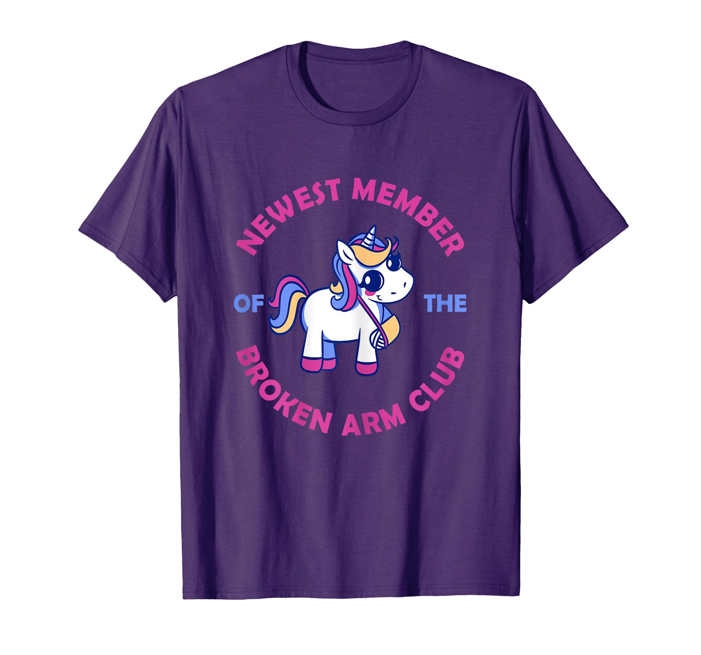 Unicorn Broken Arm Broken Arm Club for Girls T-Shirt