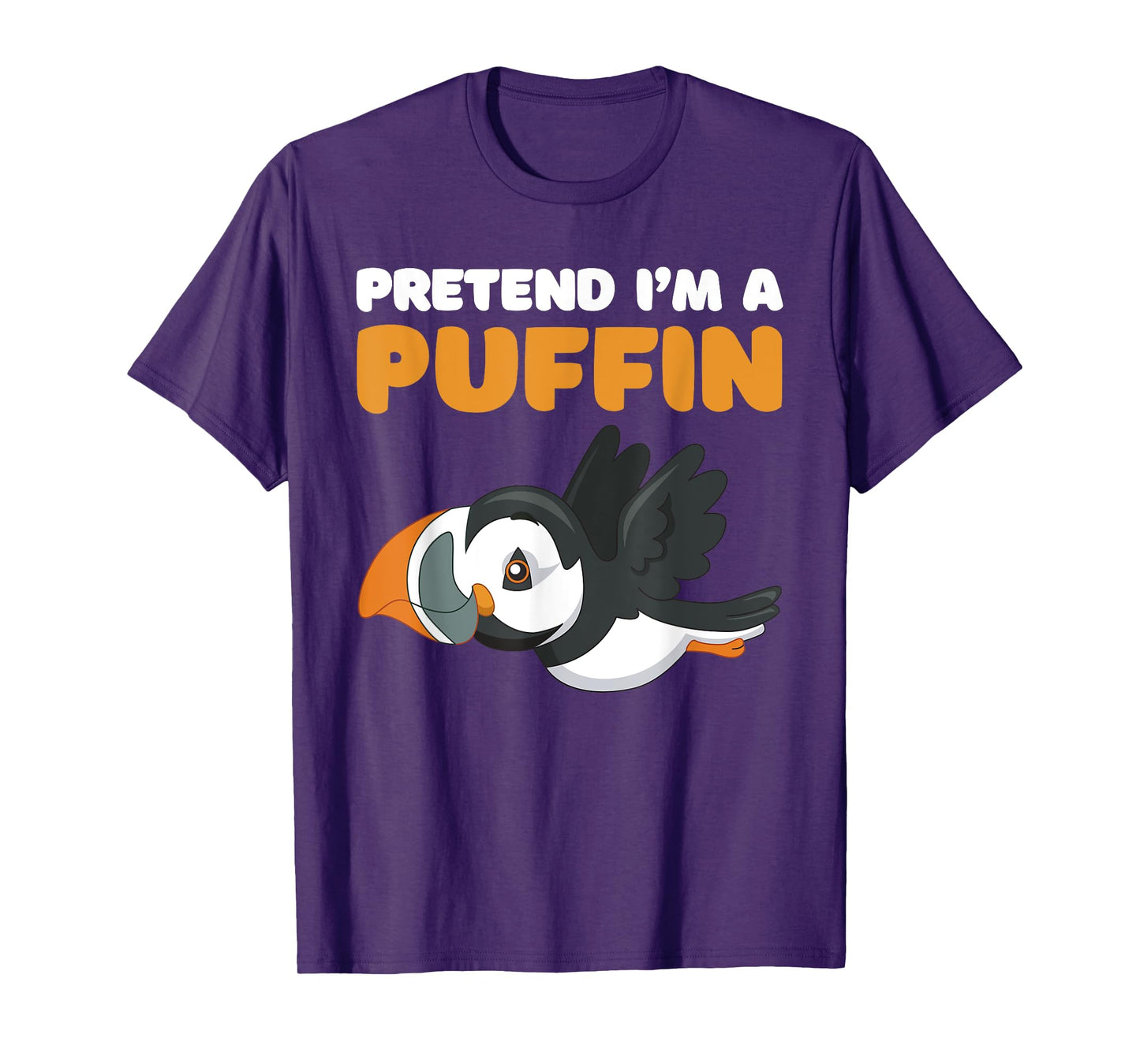 Let's pretend I'm a puffin halloween costume, icelandic bird T-Shirt