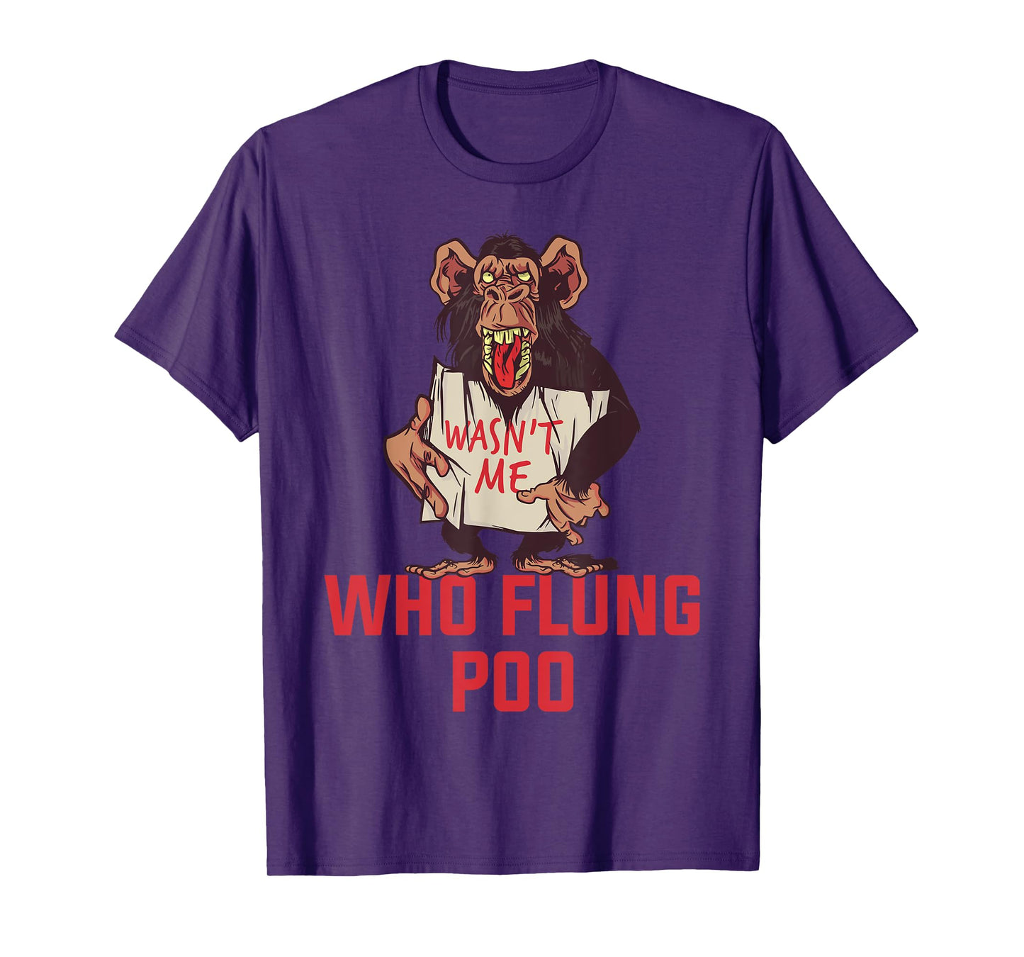 Who Flung Poo T-Shirt
